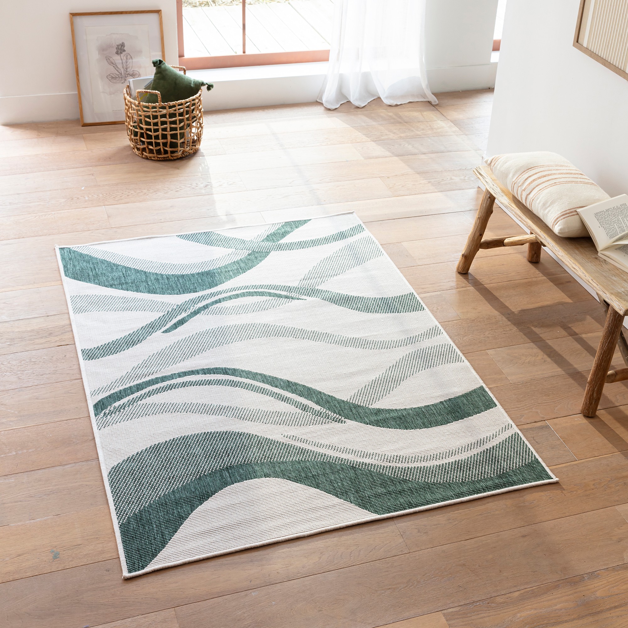 Tapis Rectangulaire Réversible Intérieur/extérieur - Blancheporte