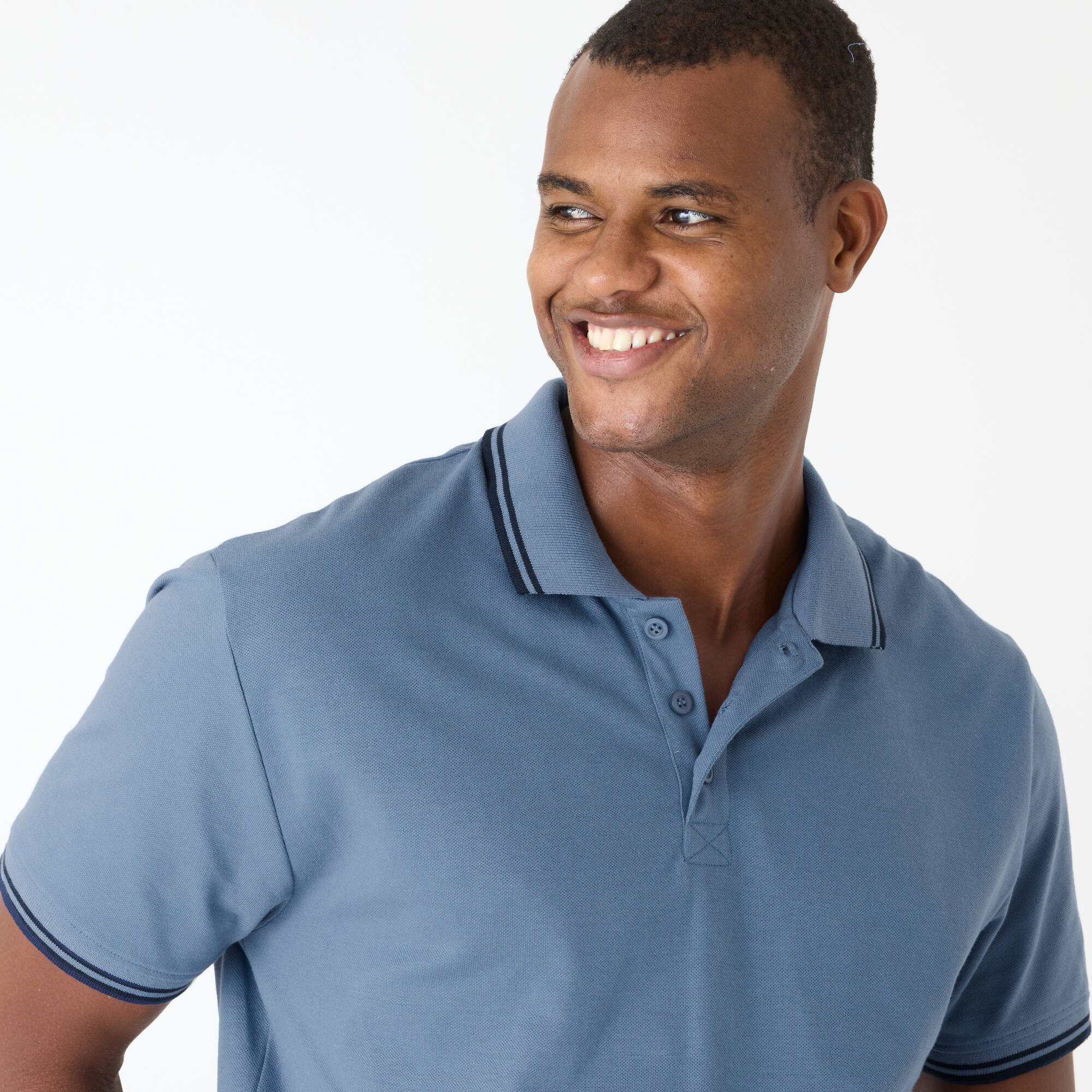 Polo uni maille pique manches courtes - Blancheporte 20$
