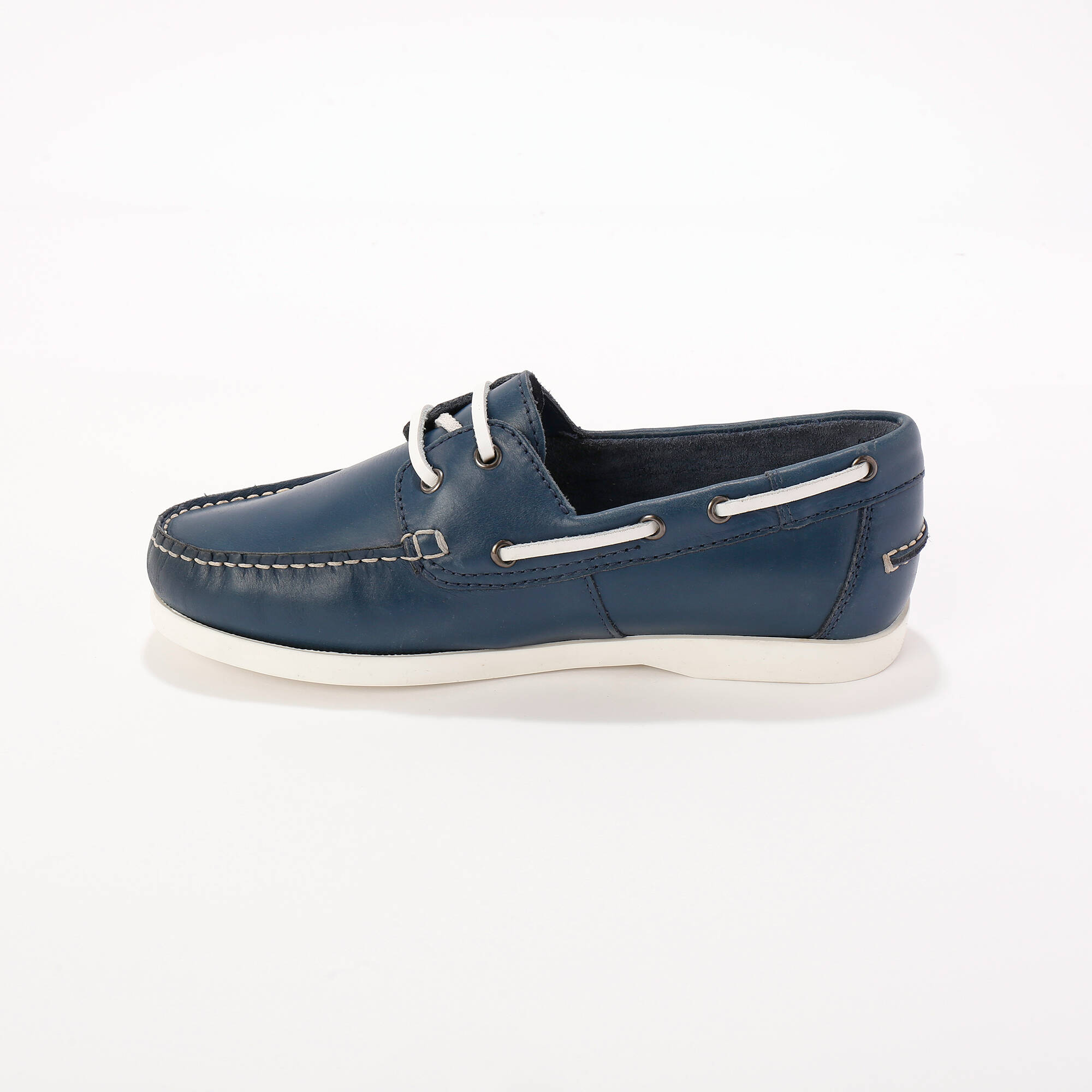 Chaussures bateau en cuir - Blancheporte 80€