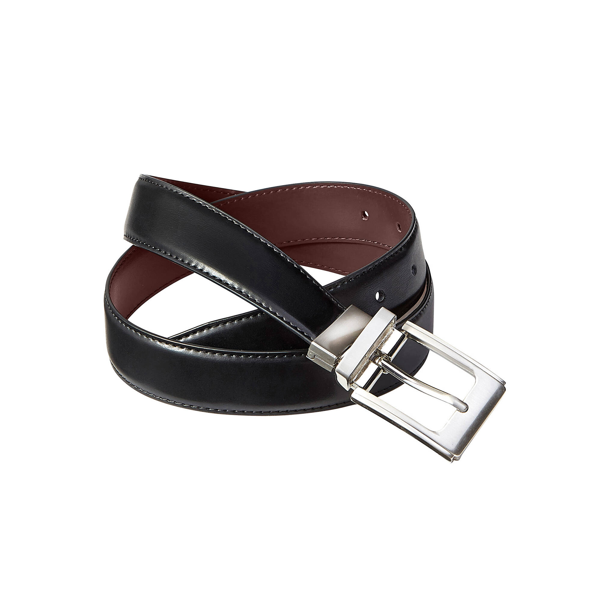 Ceinture reversible cuir noir marron Blancheporte