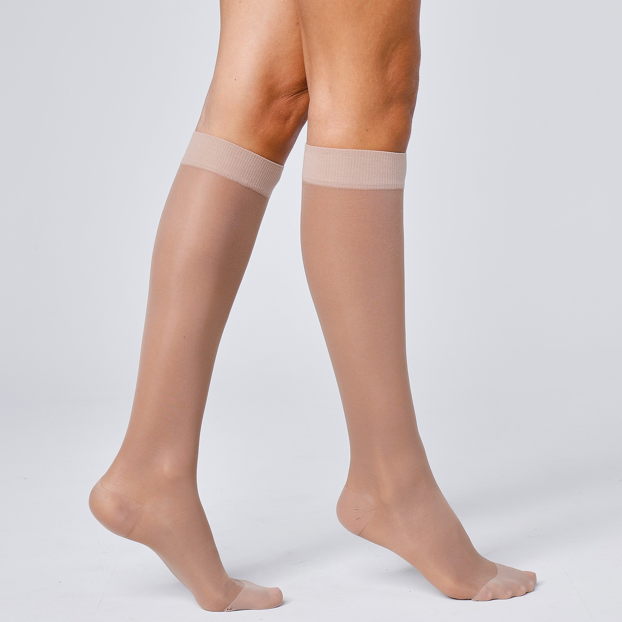 Mi-bas Anti Fatigue 140 Deniers - Lot De 2 Paires - Blancheporte