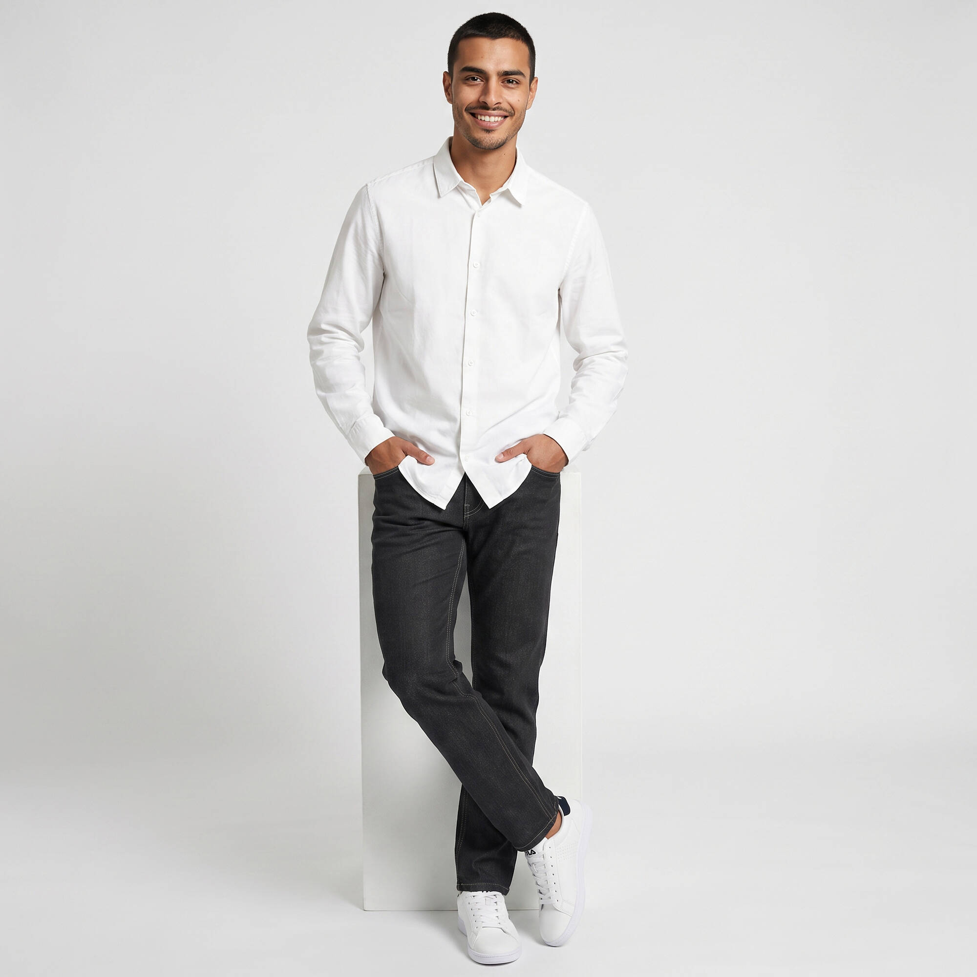 Chemise twill pur coton entretien facile - Blancheporte 40$