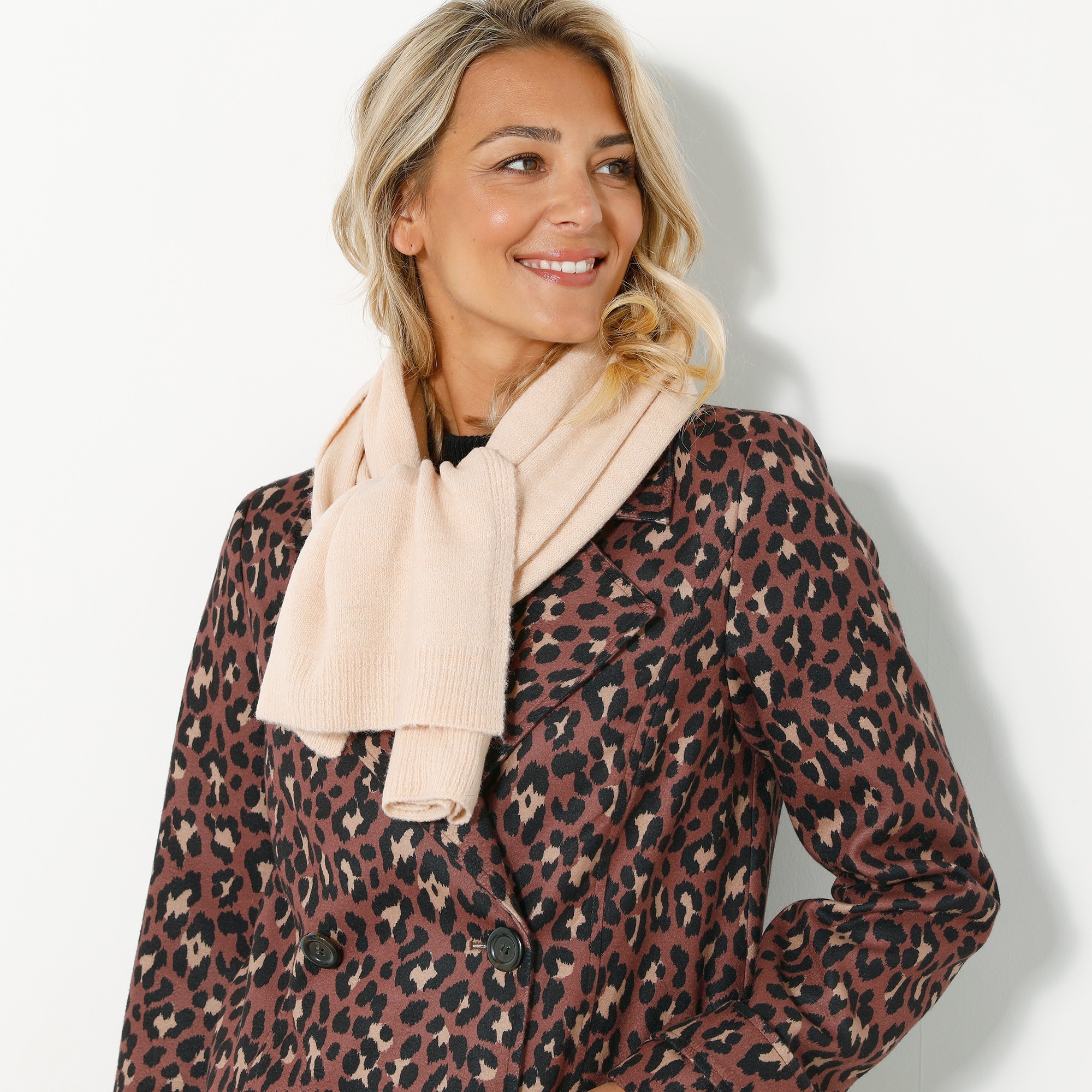 Écharpe En Maille, Unie - Blancheporte