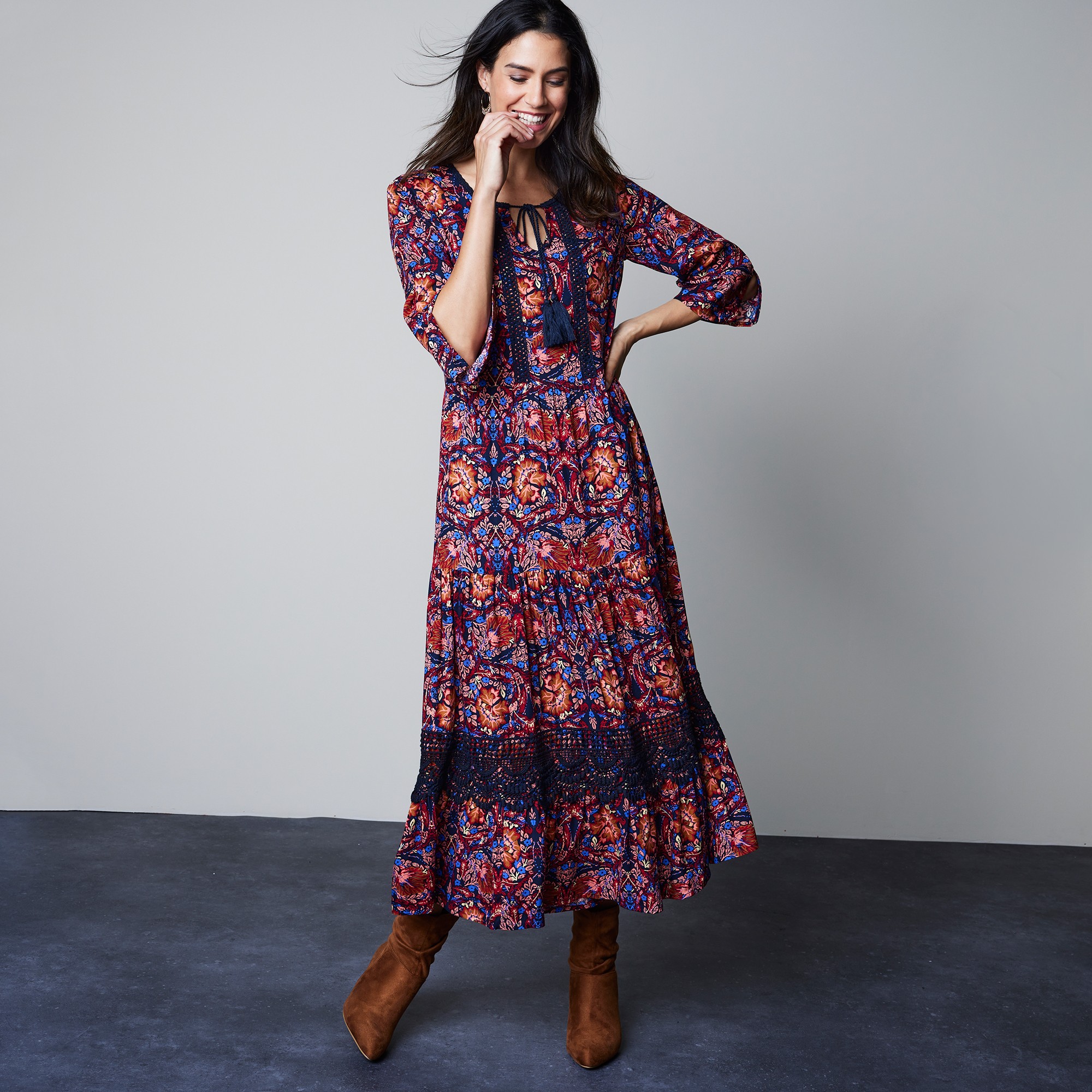 Robe Longue Imprimée - Blancheporte