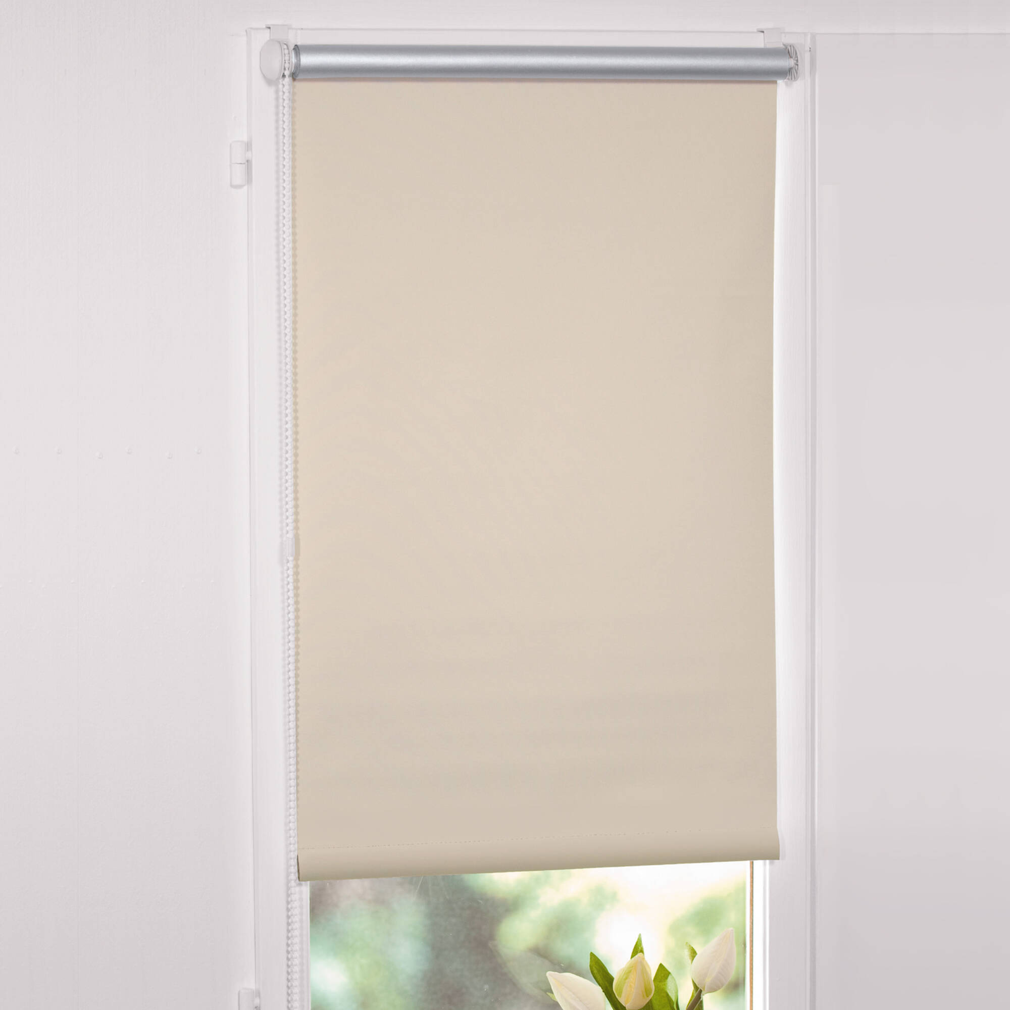 Store enrouleur tamisant uni à clipser - Blancheporte
