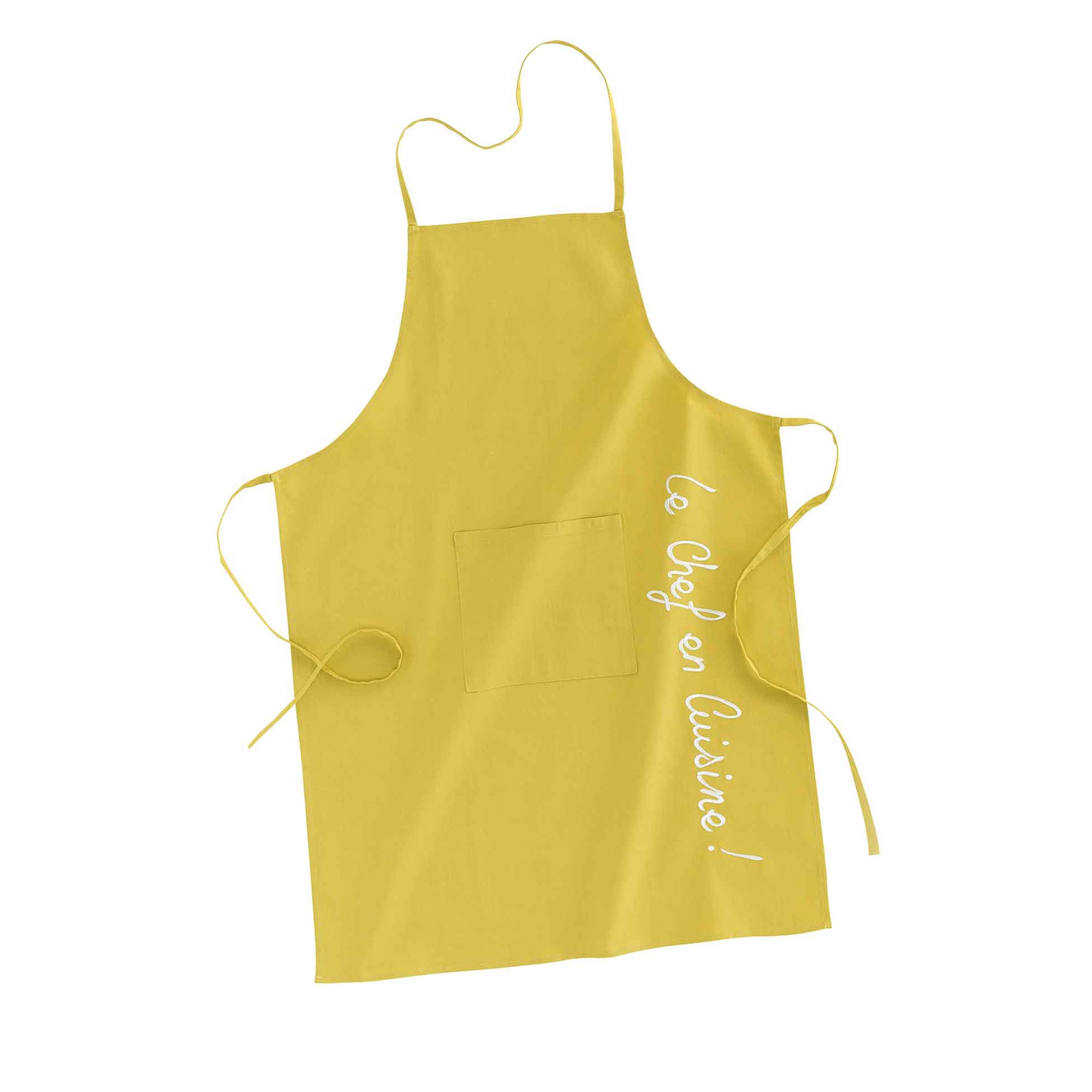 Tablier Bavette Uni, Brodé le Chef En Cuisine - Blancheporte