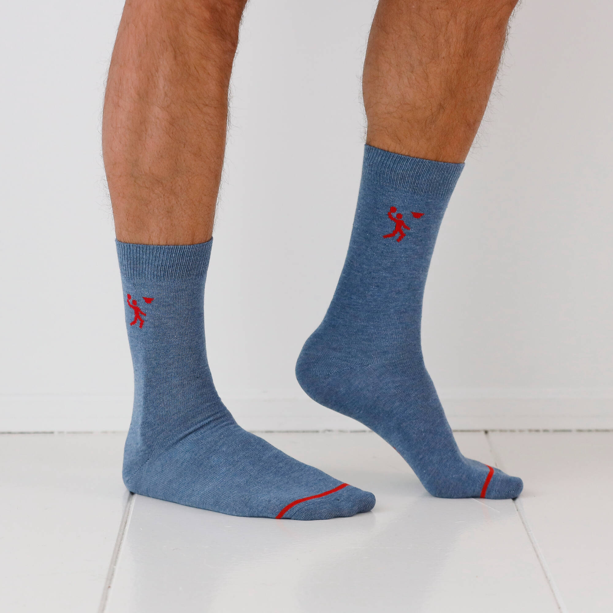 Mi-chaussettes fantaisie sport - lot de 5 paires - Blancheporte 22 €