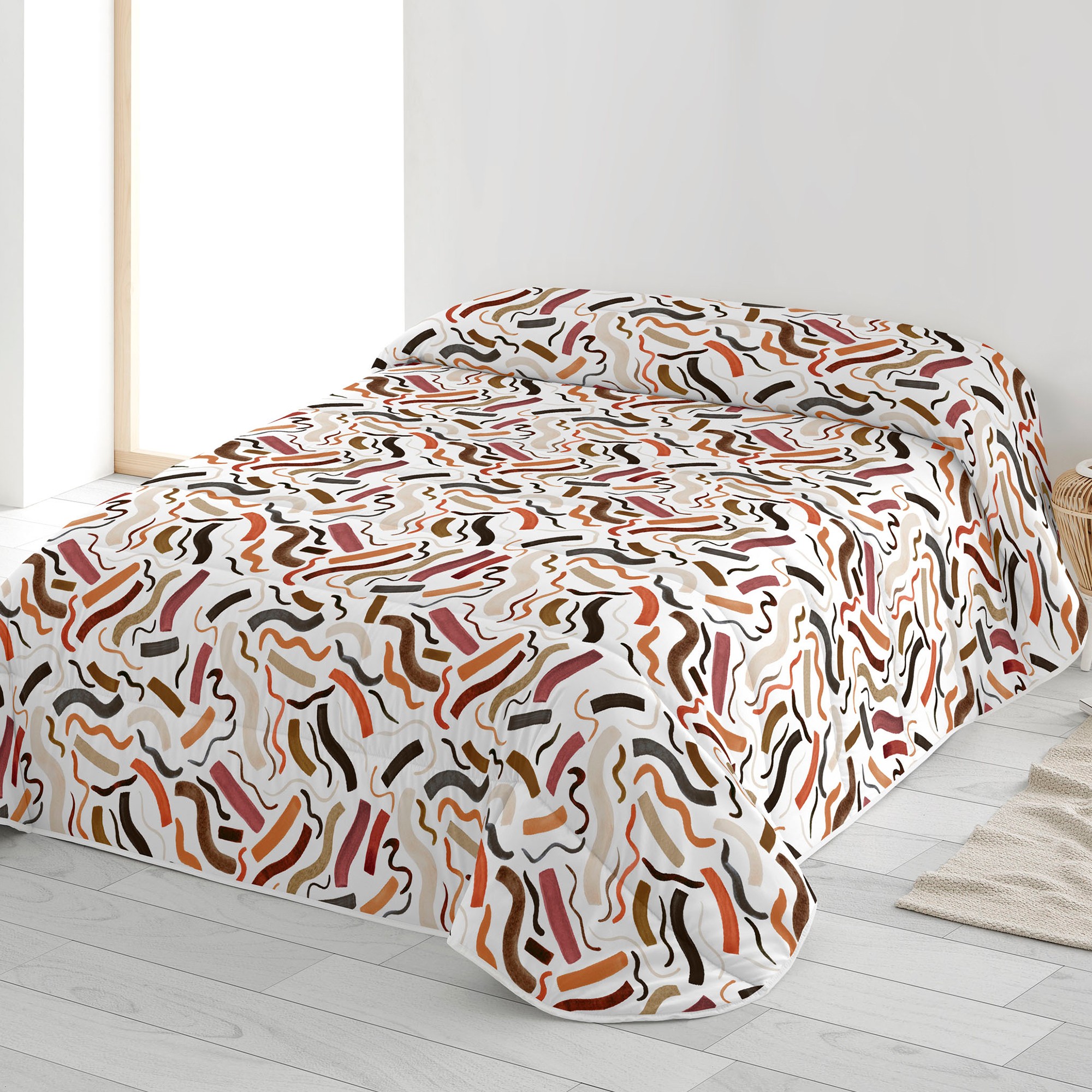 Couette Microfibre Imprimée Zigzag - 200 G/m2 - Blancheporte