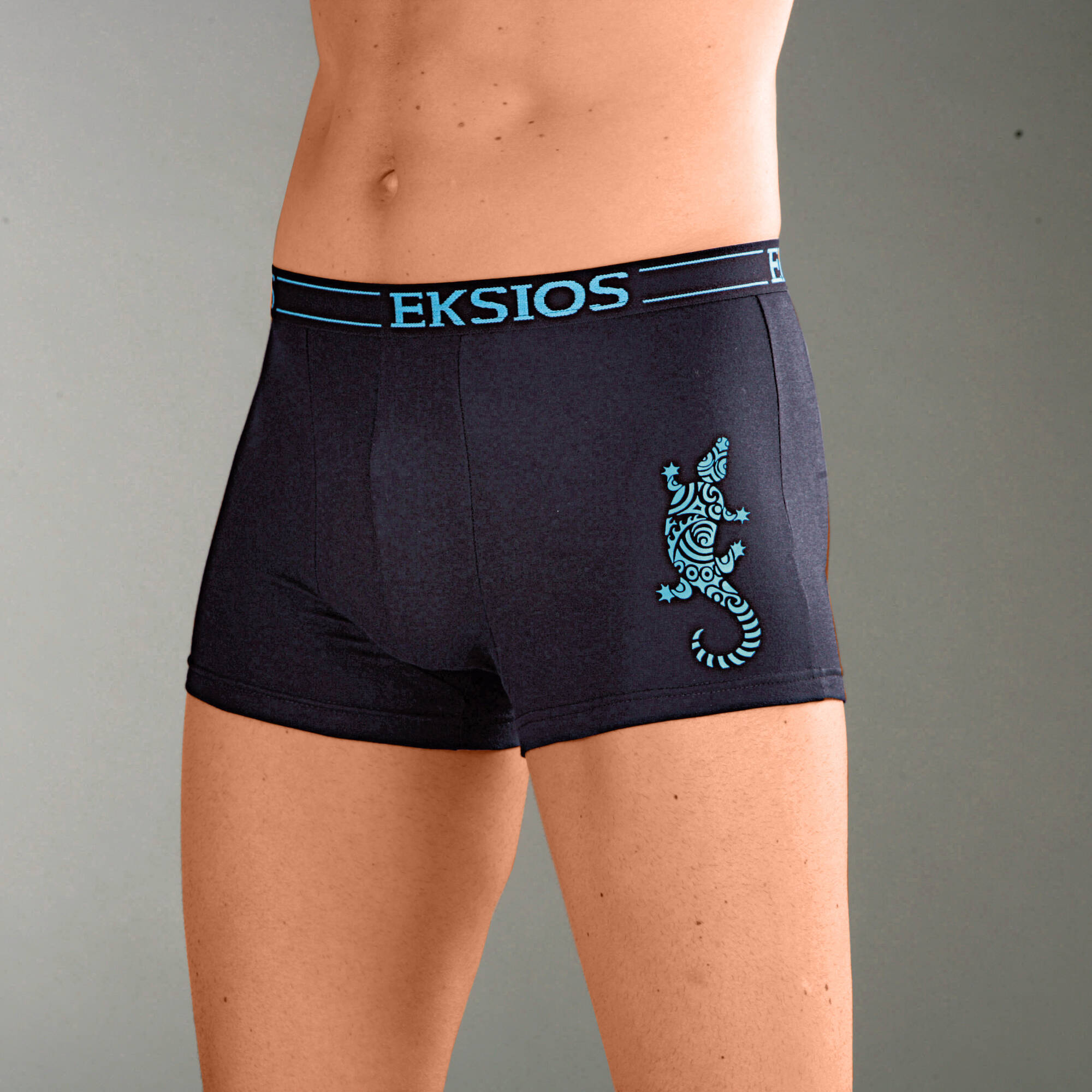 Boxer ferm lastiqu motif salamandre - lot de 4 - Blancheporte 28$