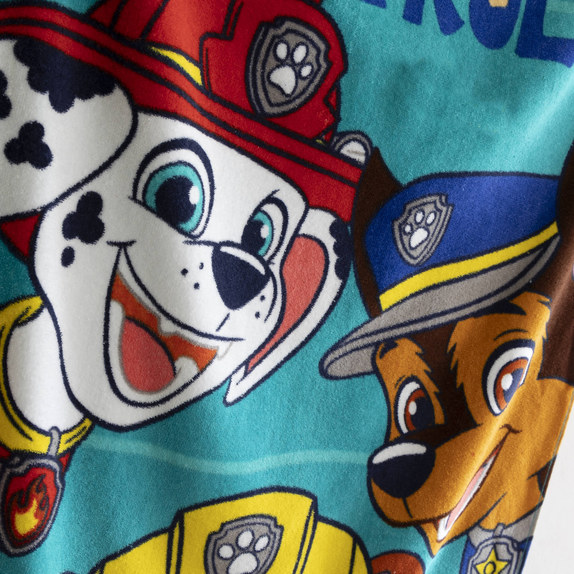Serviette De Bain Enfant Paw Patrol 70x140cm 100% Coton - Séchage Rapide Officiel Nickelodeon Bleu