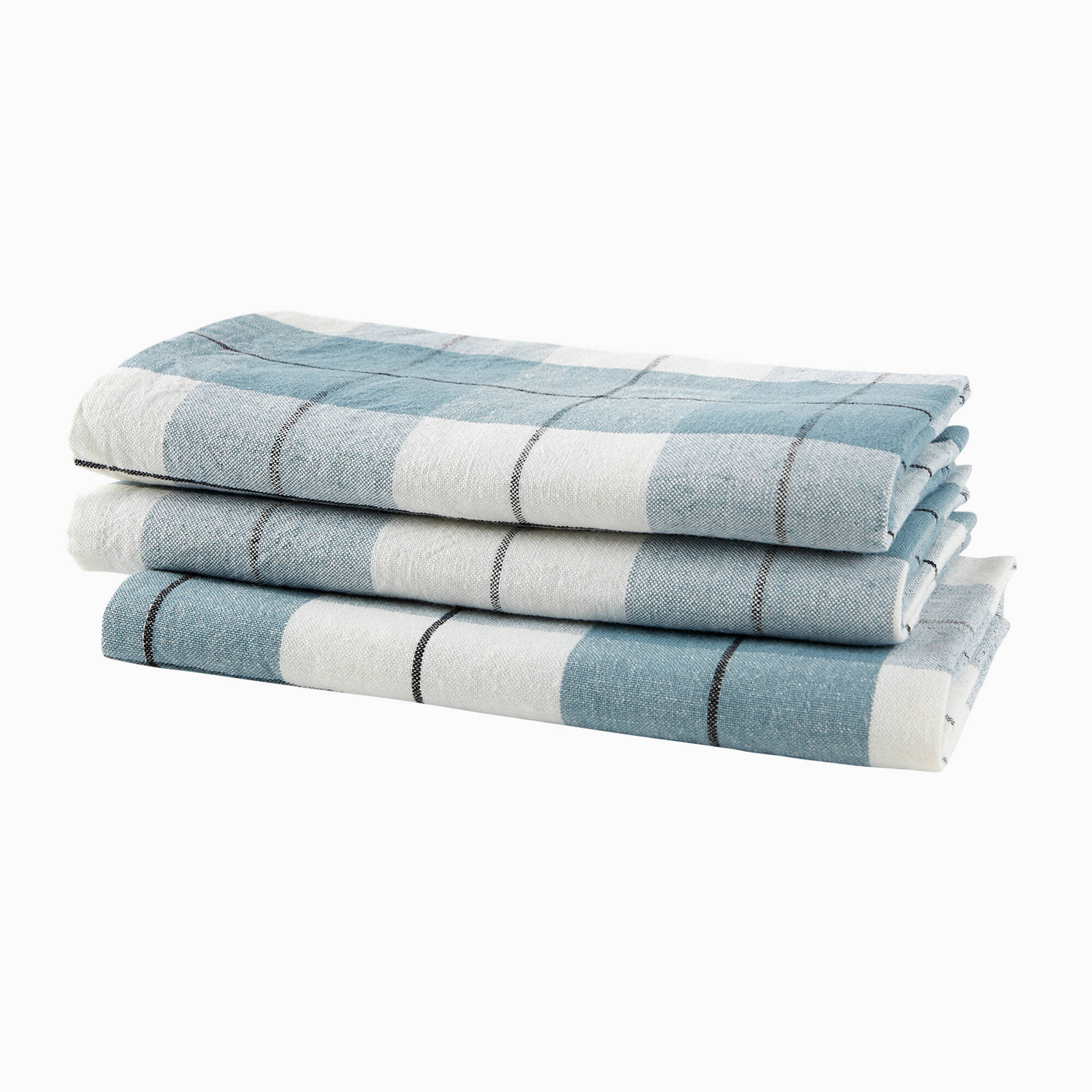 Blancheporte Serviette de table carreaux tissé teint - lot de 3
