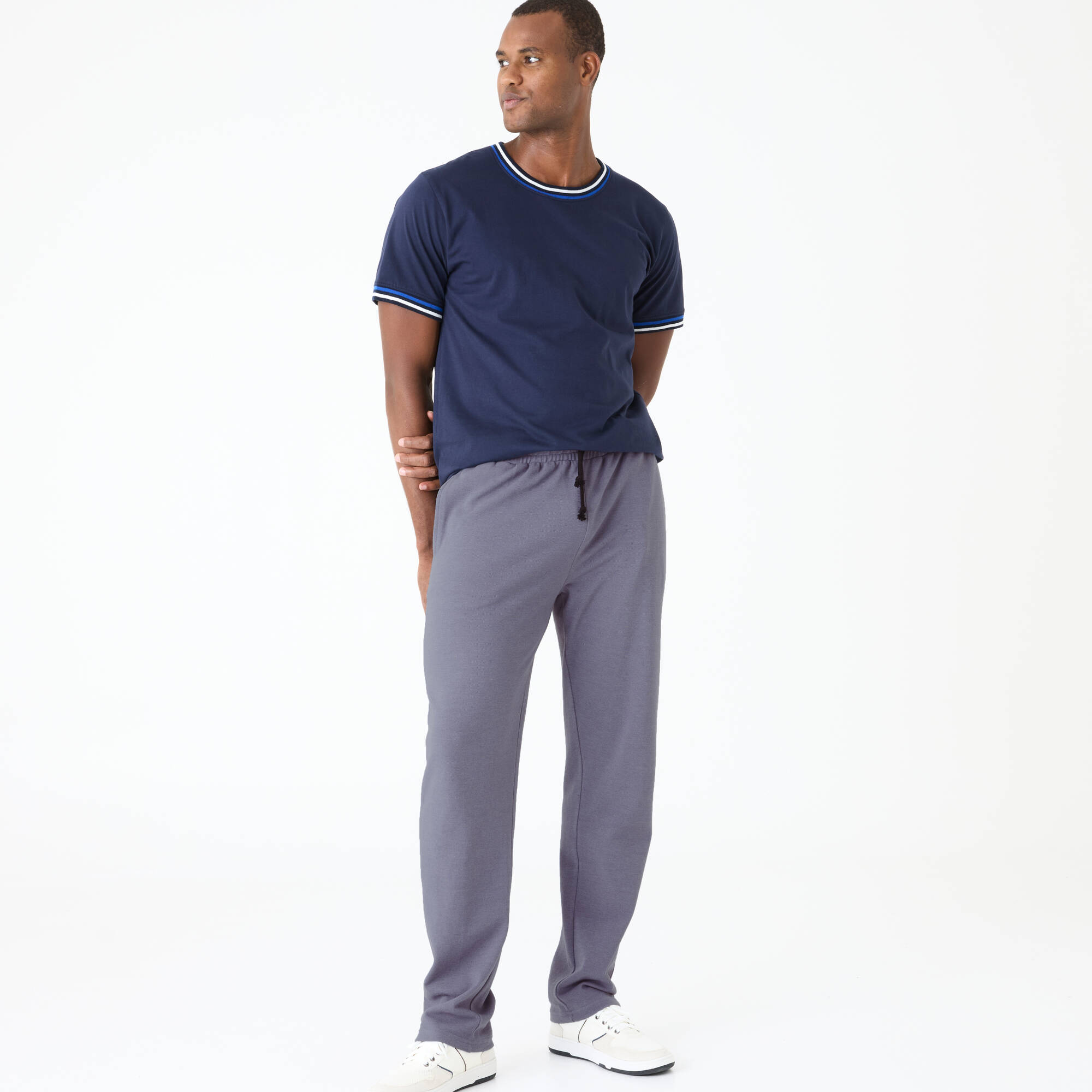 Pantalon de jogging en piqu de coton - Blancheporte 25$