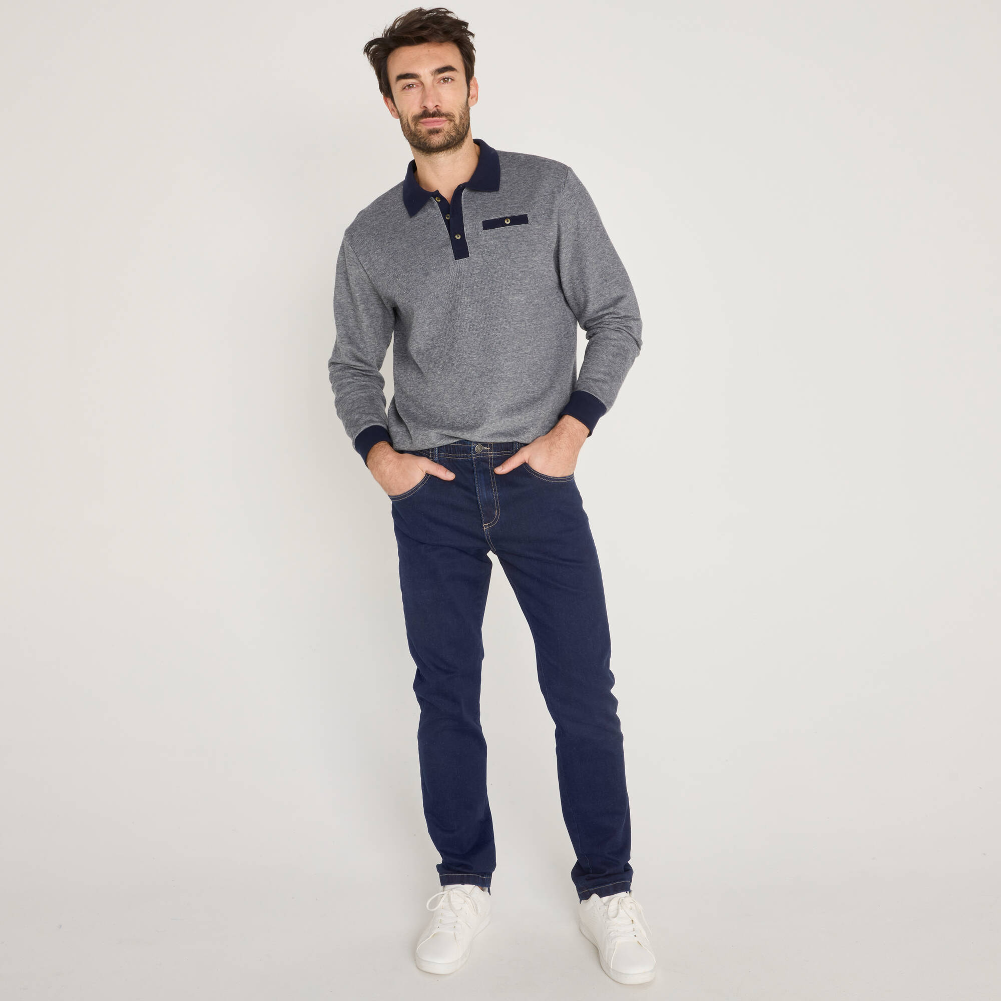 Jean droit taille lastique - L28 - Blancheporte 28 €