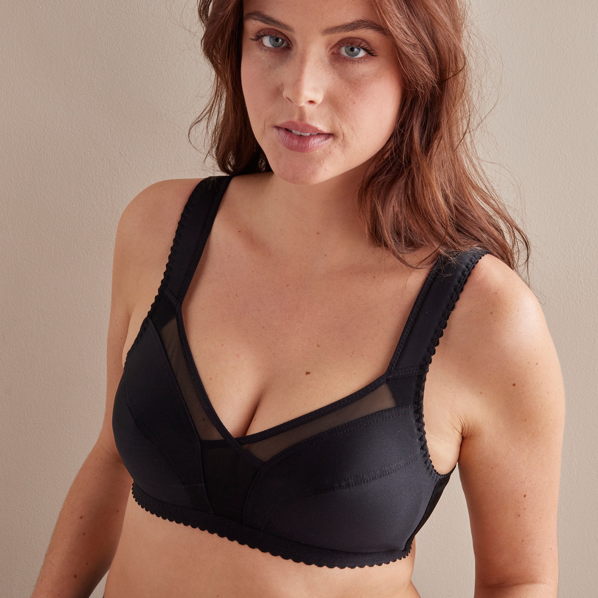 Soutien-gorge Minimiseur Noir - Sans Armatures - Blancheporte