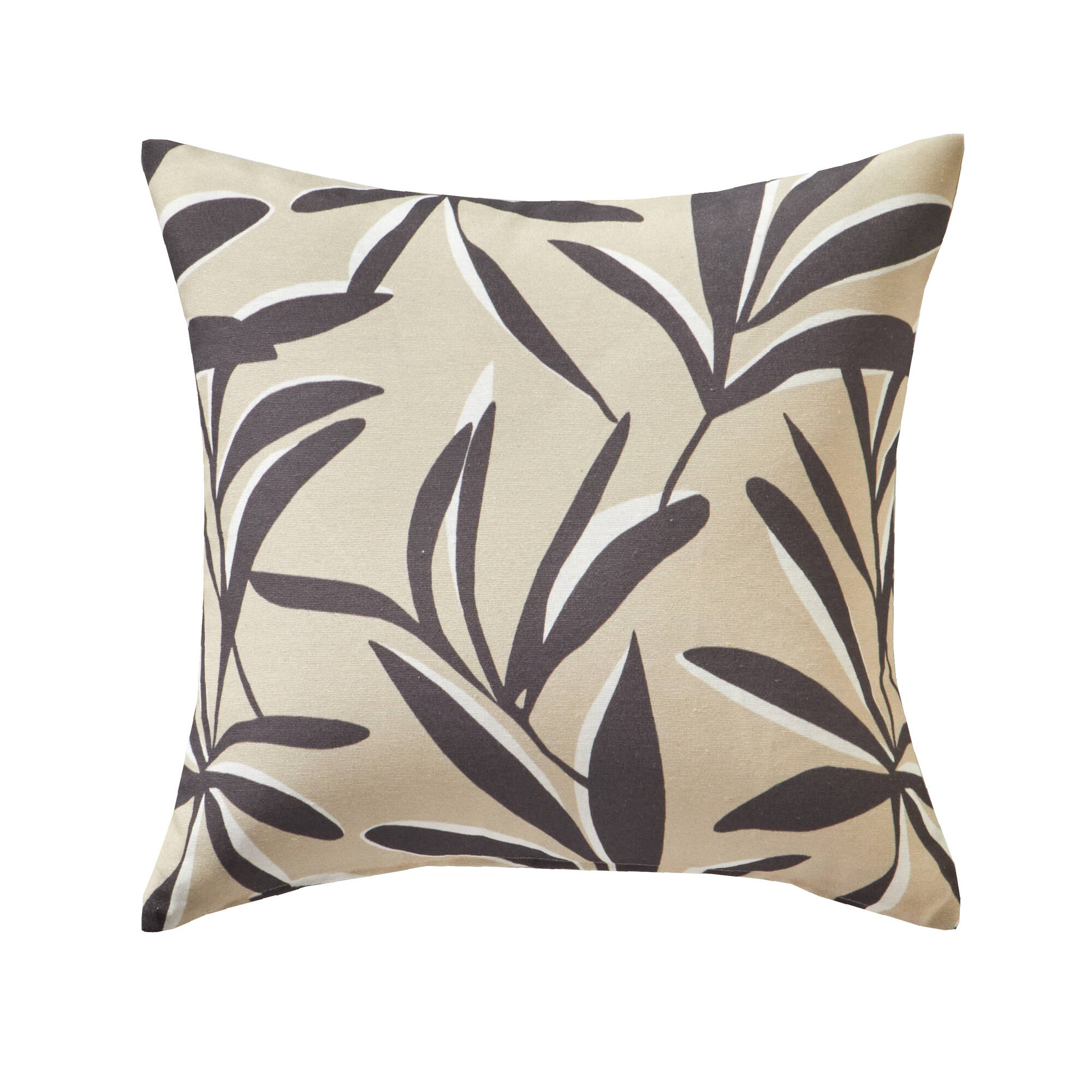Housse de coussin imprimé feuillage - Blancheporte