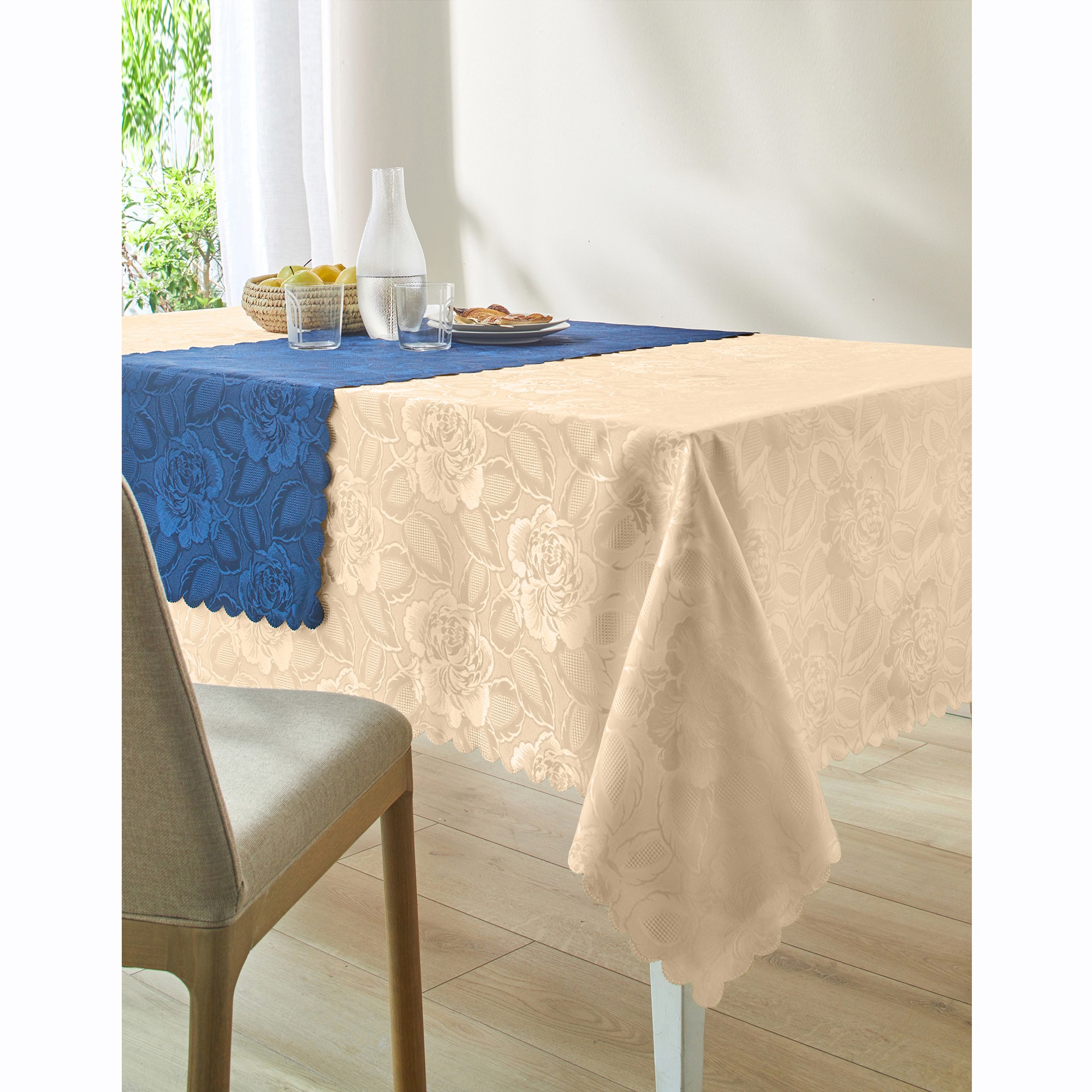 Nappe Jacquard Damassé - Blancheporte