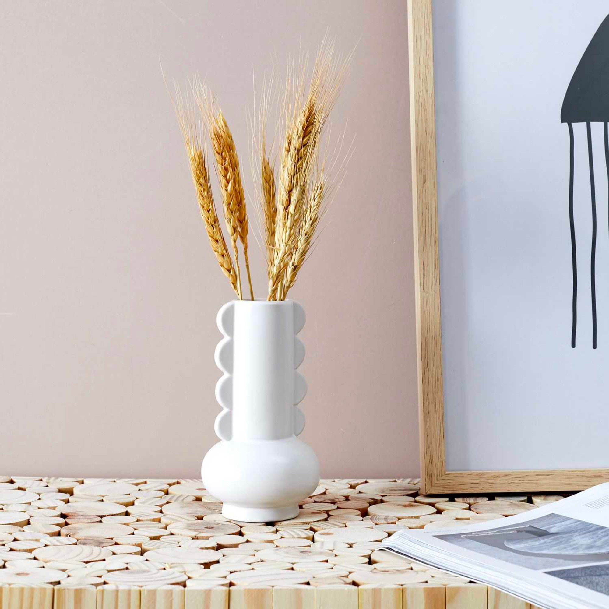 Vase Soliflore En Céramique - Hauteur 15 Cm - Blancheporte