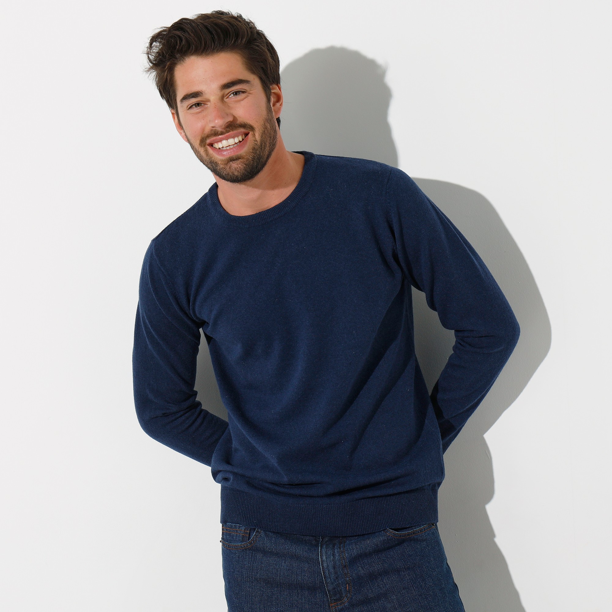 Pull Col Rond 80% Laine - Blancheporte