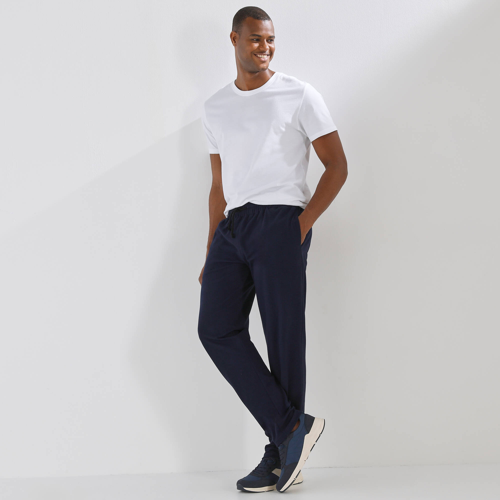 Pantalon de jogging en piqu de coton - Blancheporte 25$