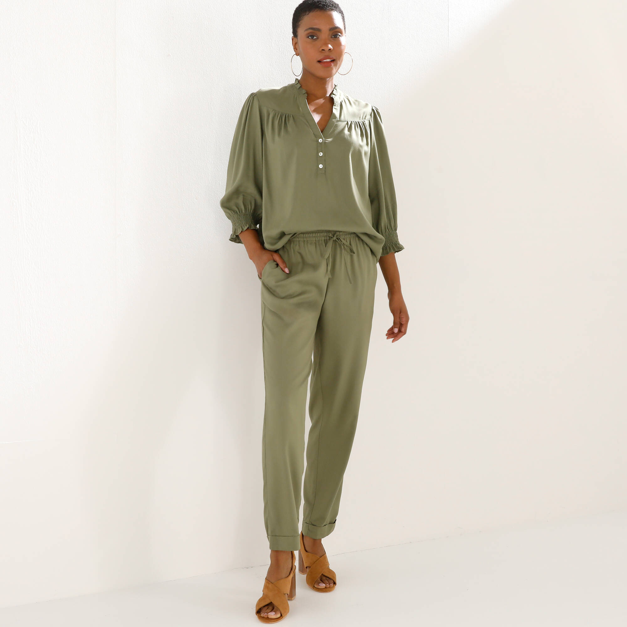Pantalon 78 fusel uni - Blancheporte 28$