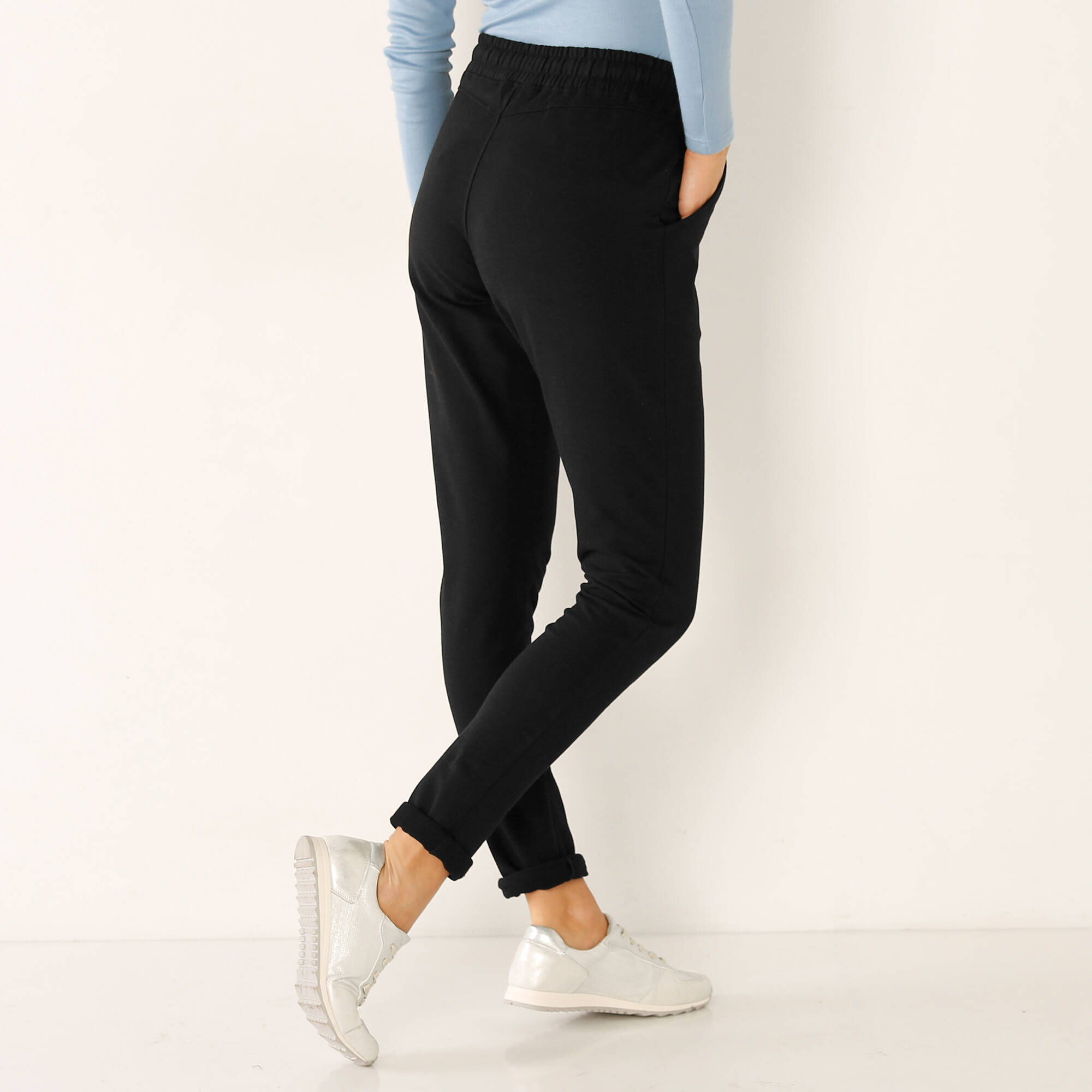 Pantalon jogpant ceinture lastique molleton - Blancheporte 18$