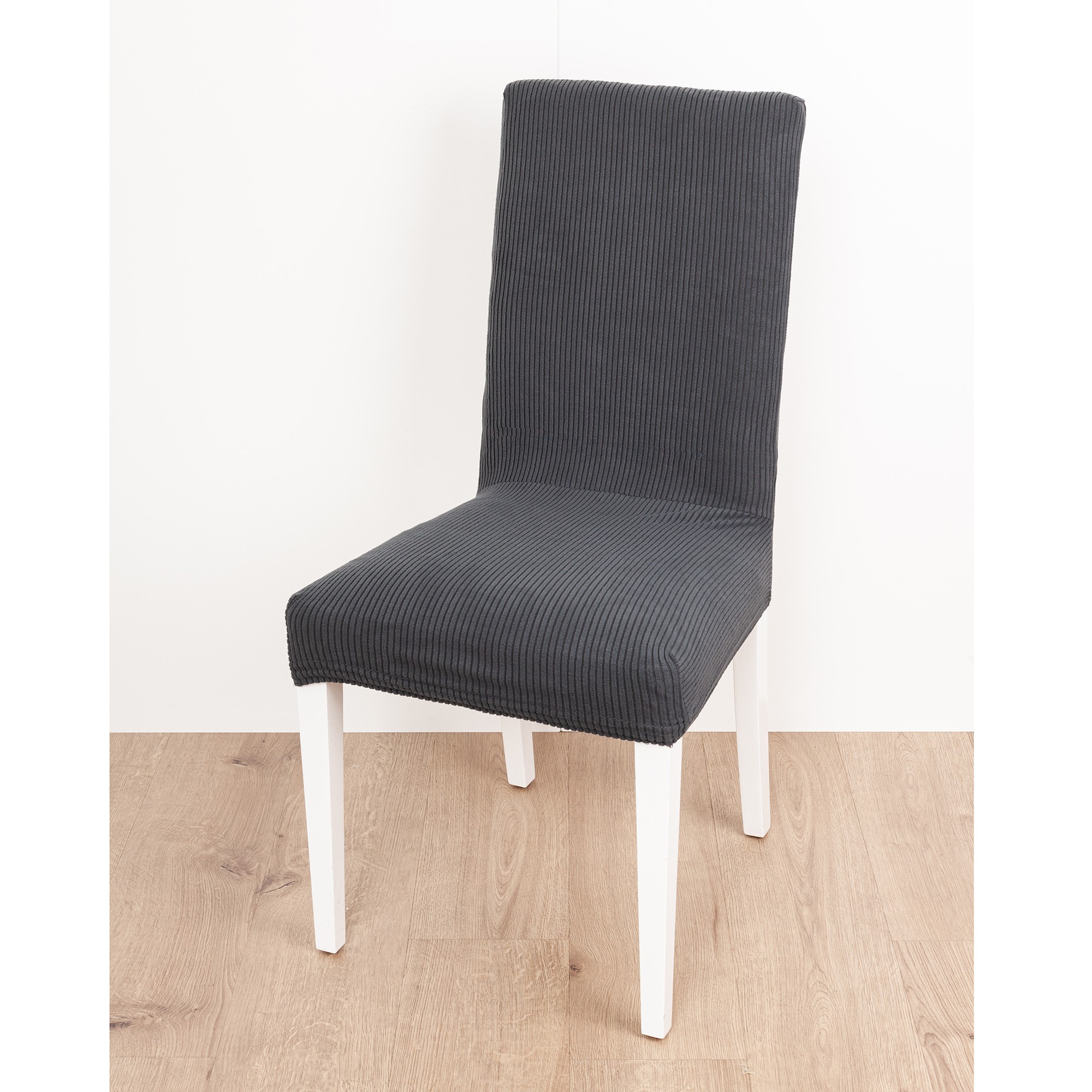 Housse De Chaise Bi-extensible Velours Côtelé - Blancheporte