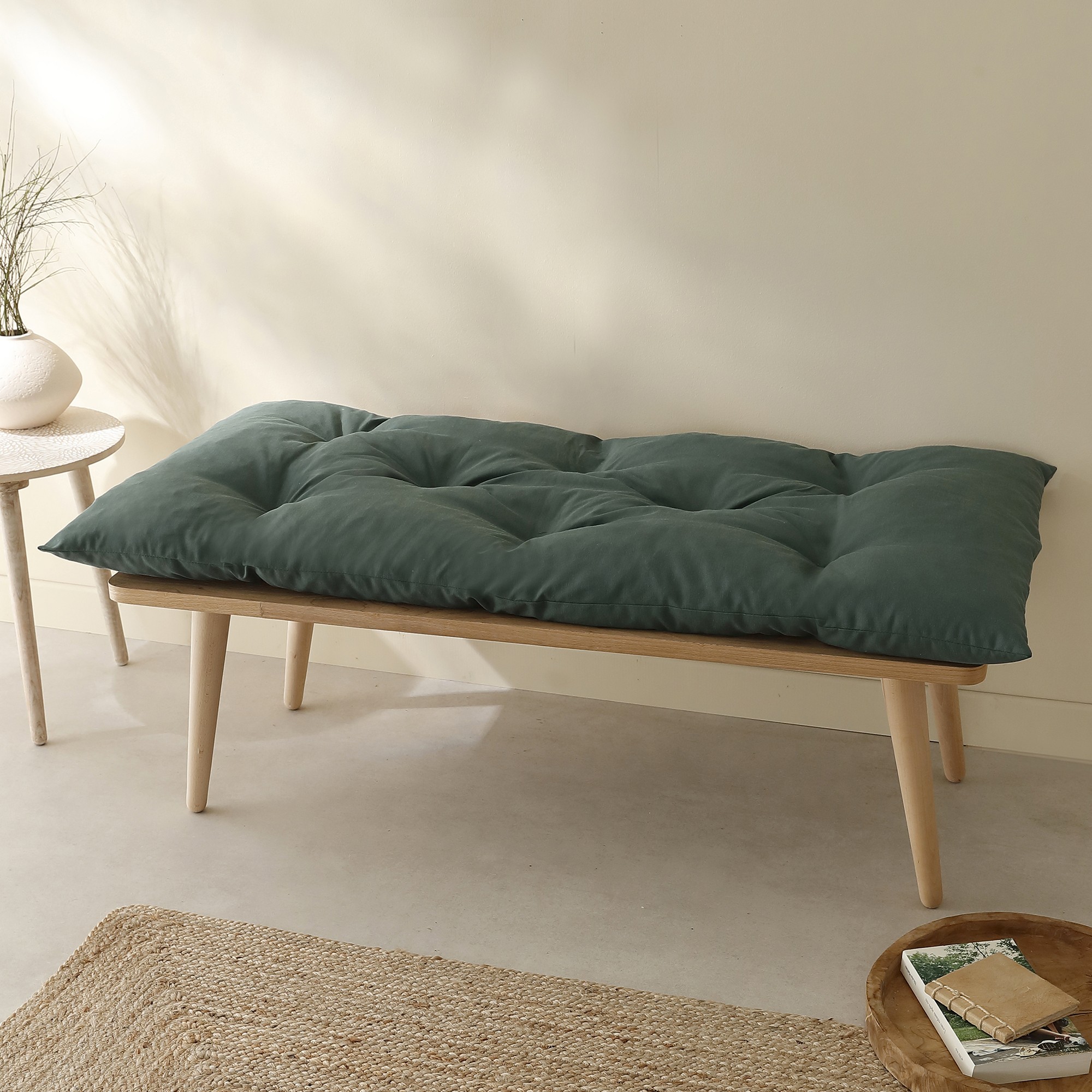 Long Coussin De Sol Uni - Blancheporte