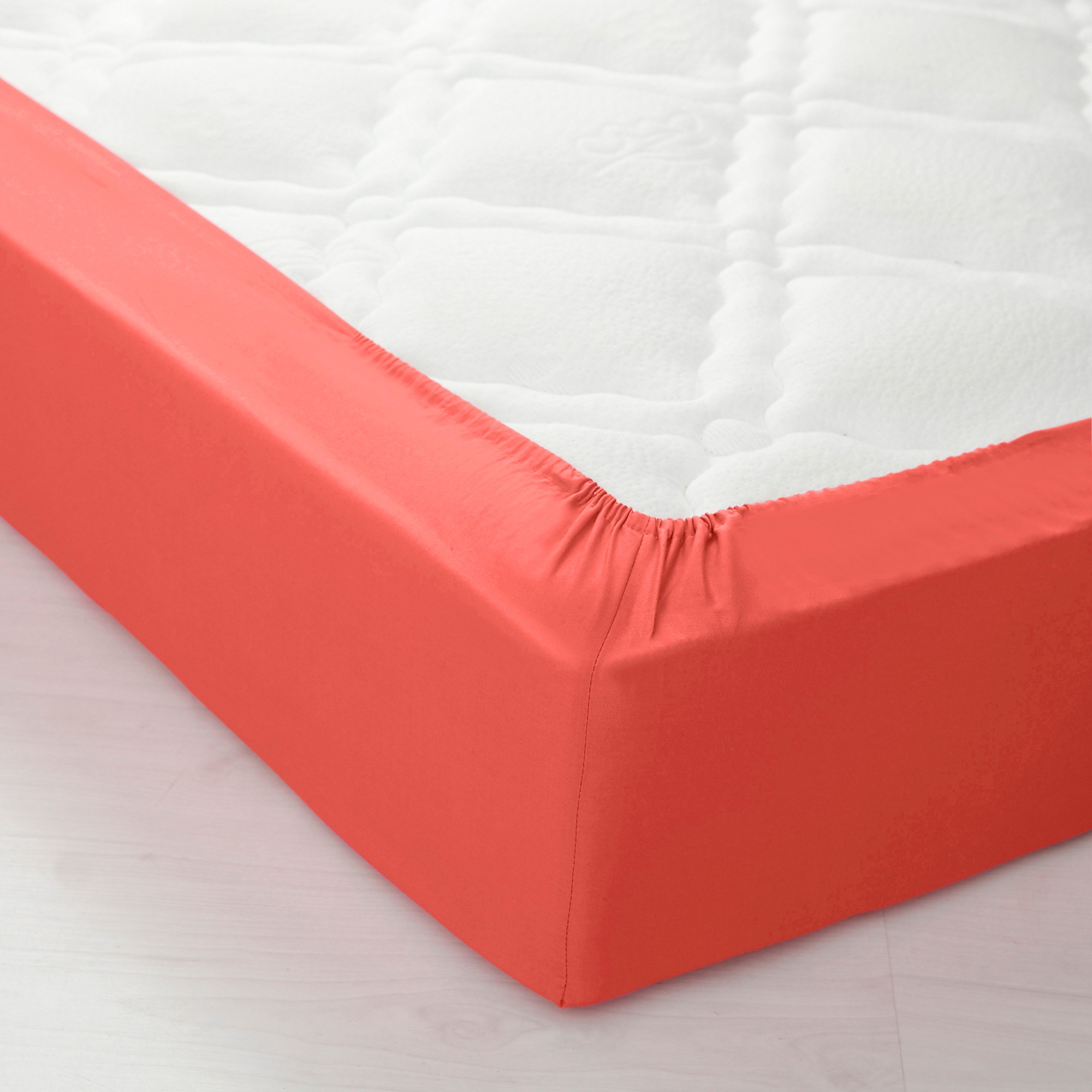 Drap-housse Uni Polyester - Coton Bonnet 32 Cm - Blancheporte