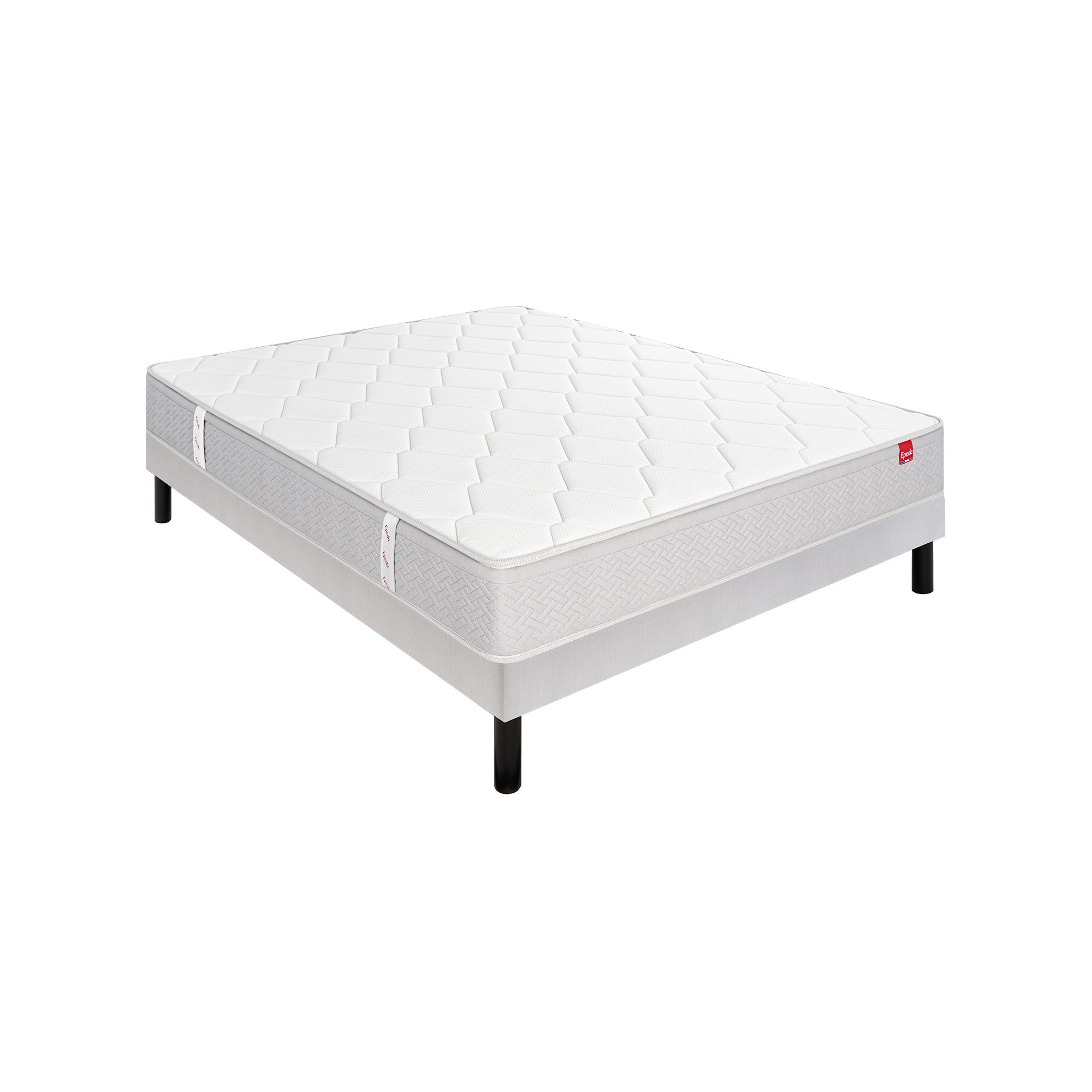 Matelas 540 ressorts ensachés Luxe Epéda 22 cm - Qualité hôtellerie - Matelas 2 Personnes : 180x200c