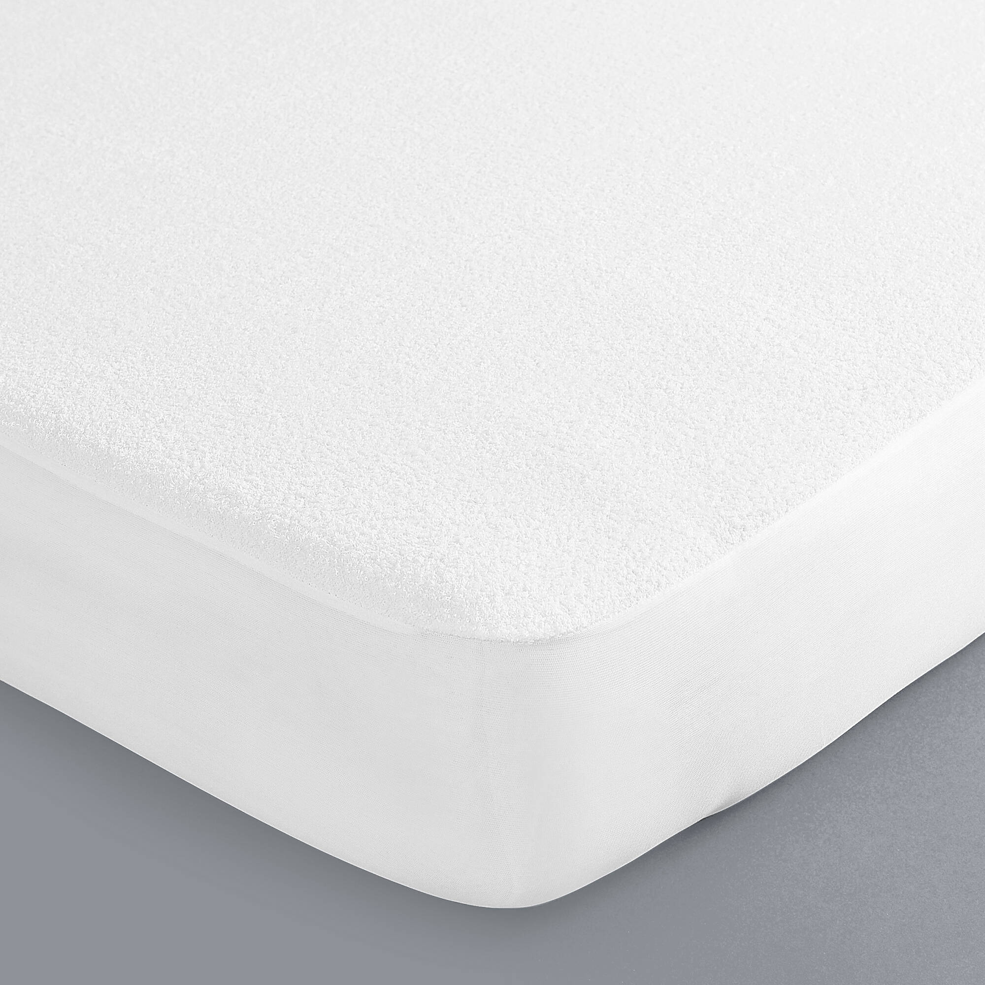 Protège-matelas éponge absorbante coton biologique(**)  - Blancheporte
