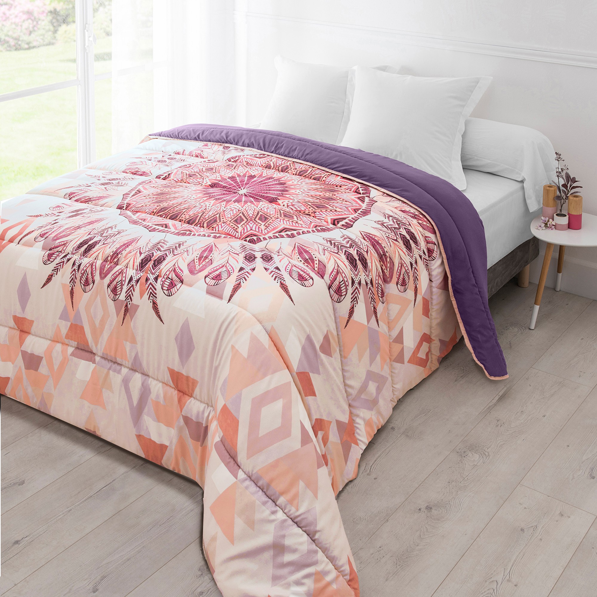 Couette Microfibre Imprimé Attrape-rêves 200g/m² - Blancheporte