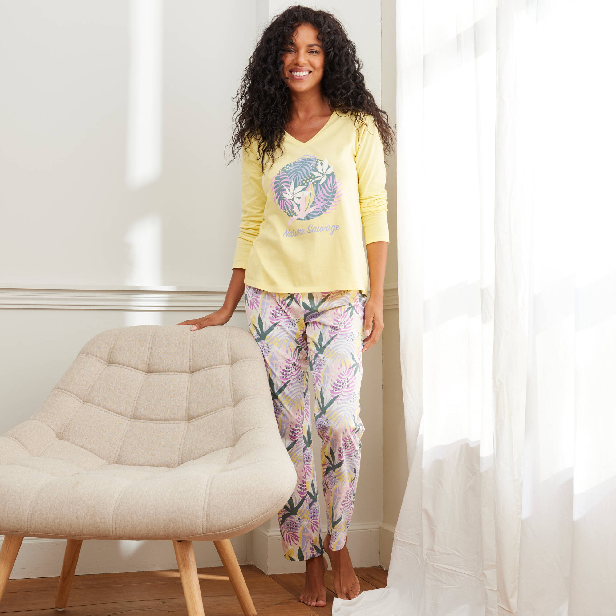 Tee-shirt manches longues Nature Sauvage - Blancheporte 16$