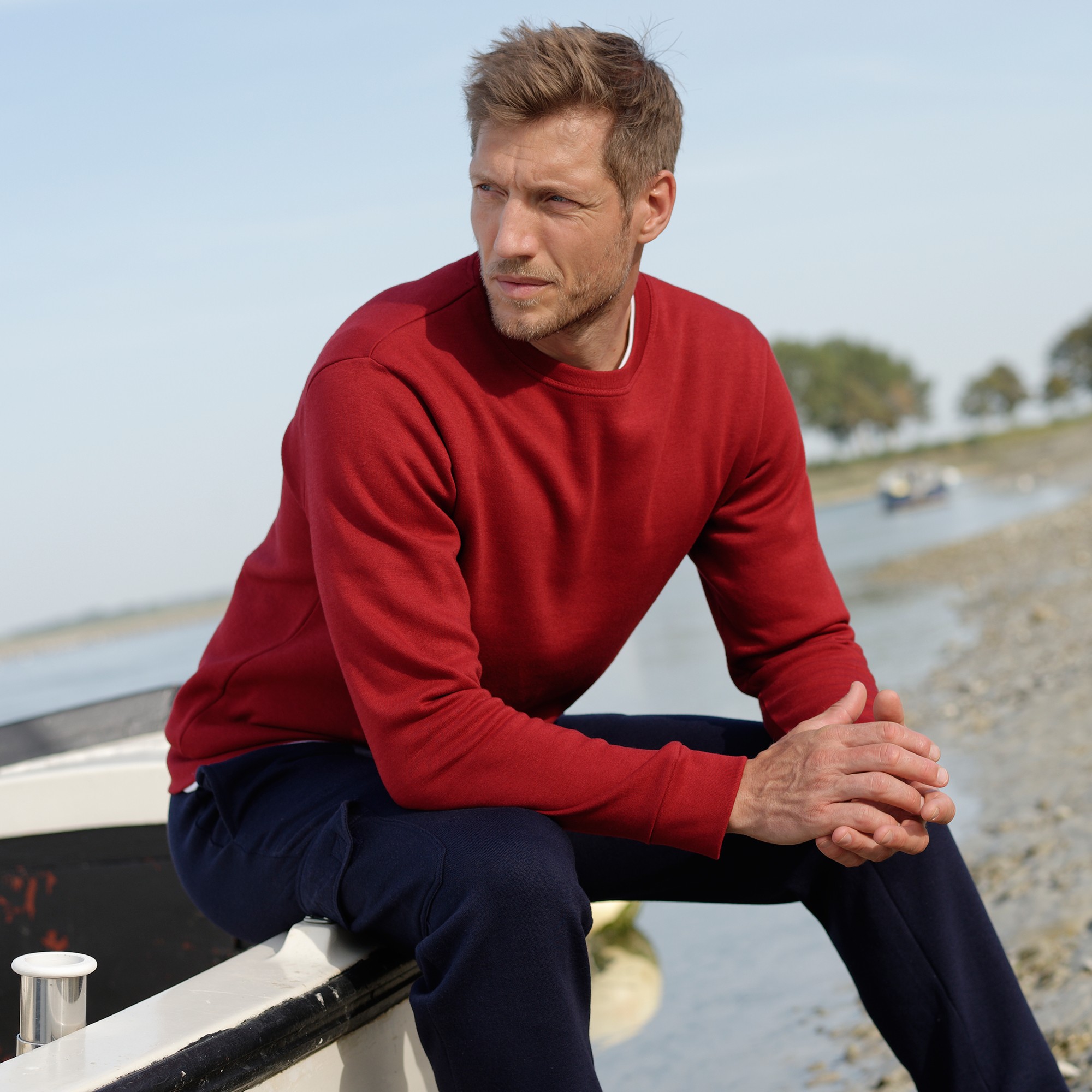 Sweat Molleton Col Rond - Blancheporte