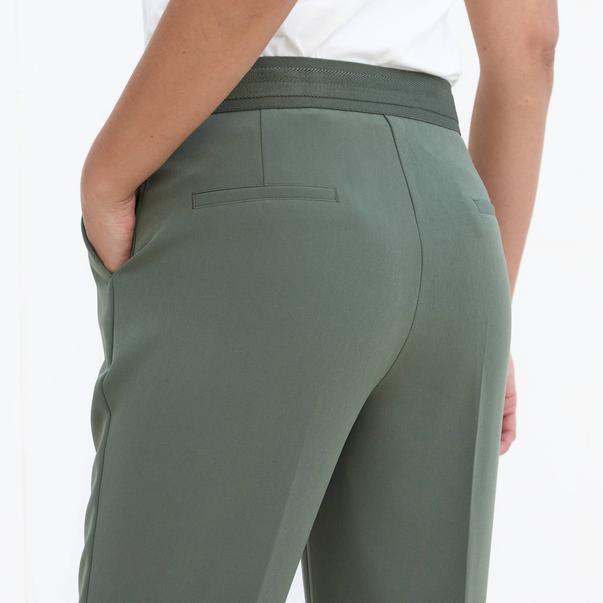 Pantalon 78me coupe cigarette uni - Blancheporte 40$
