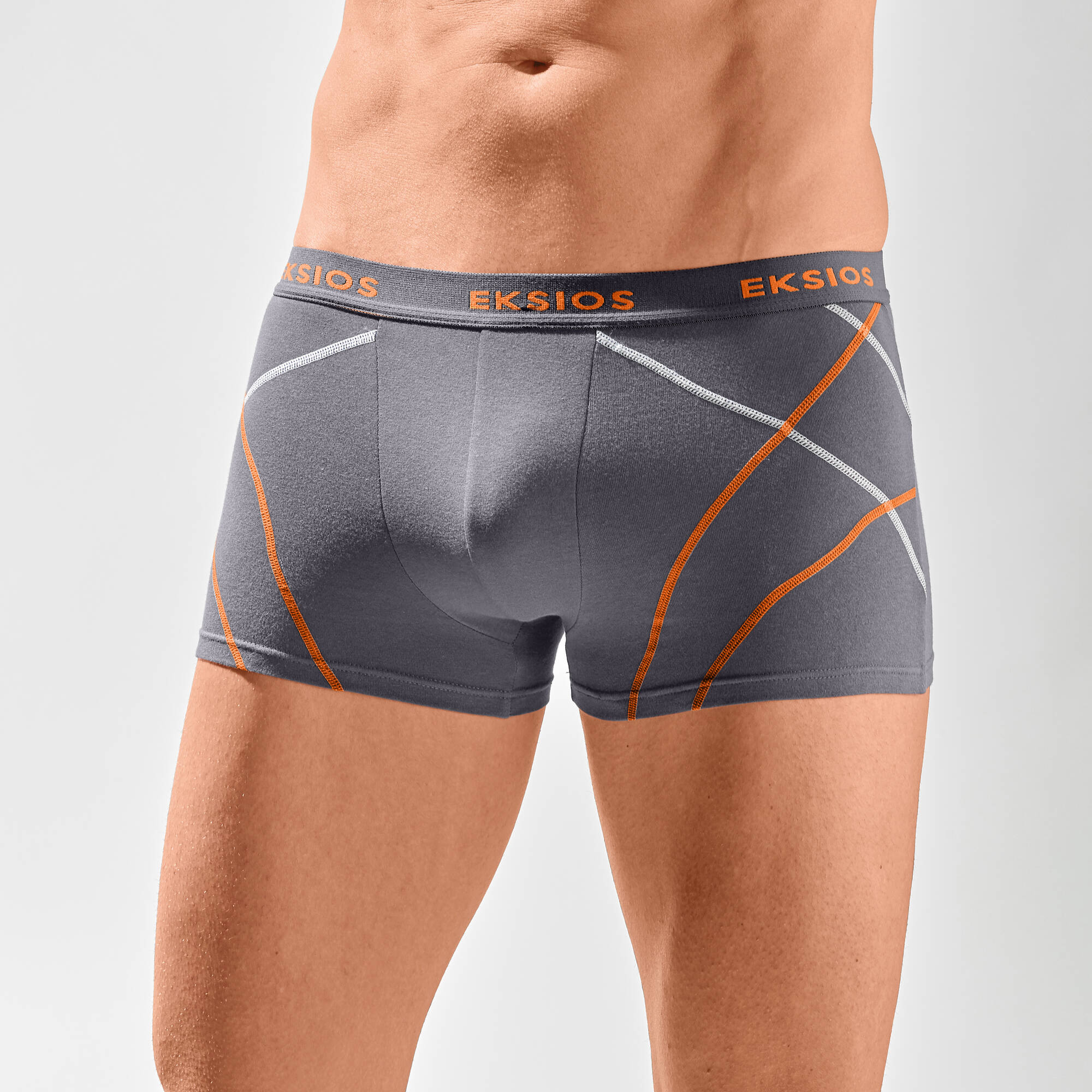 Boxer ferm uni lastiqu surpiqres contrastes - lot de 4 - Blancheporte 28$