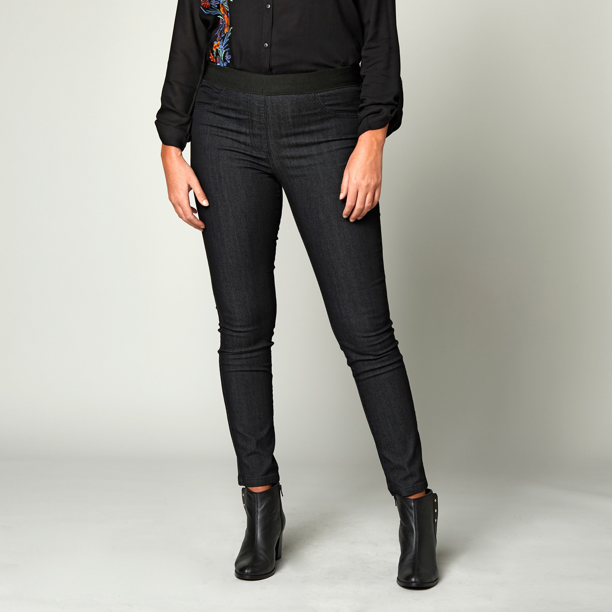 Jegging Denim Taille Élastiquée - Grande Stature - Blancheporte