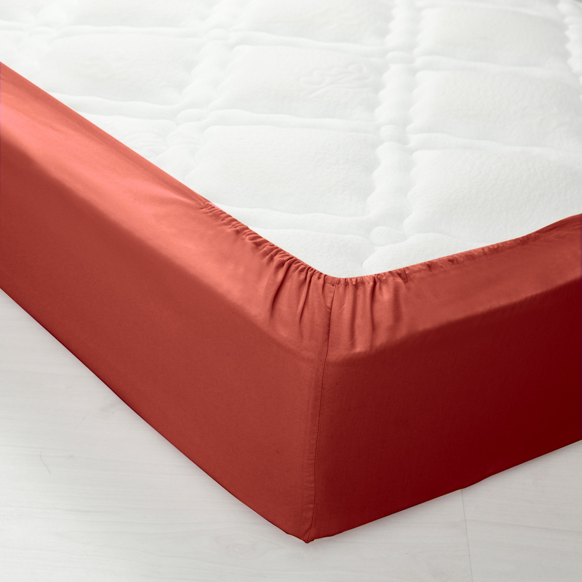 Drap-housse Uni Polyester - Coton Bonnet 32 Cm - Blancheporte