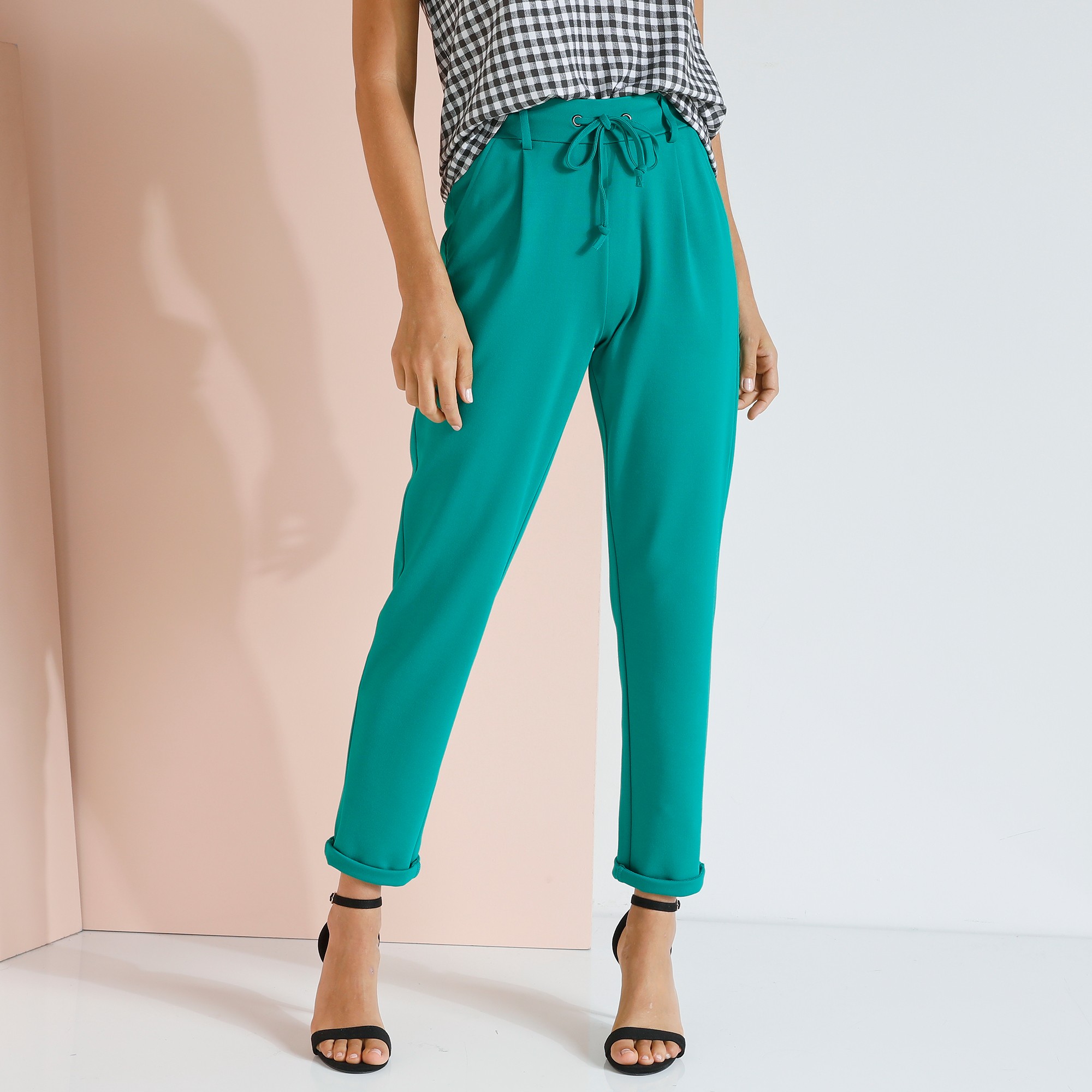 Pantalon Chino Uni, Maille Milano - Blancheporte