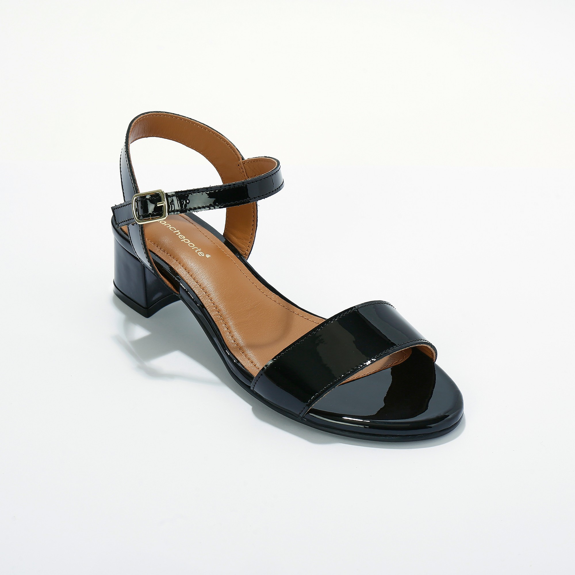 Sandales À Bride En Cuir Certifié Lwg - Blancheporte