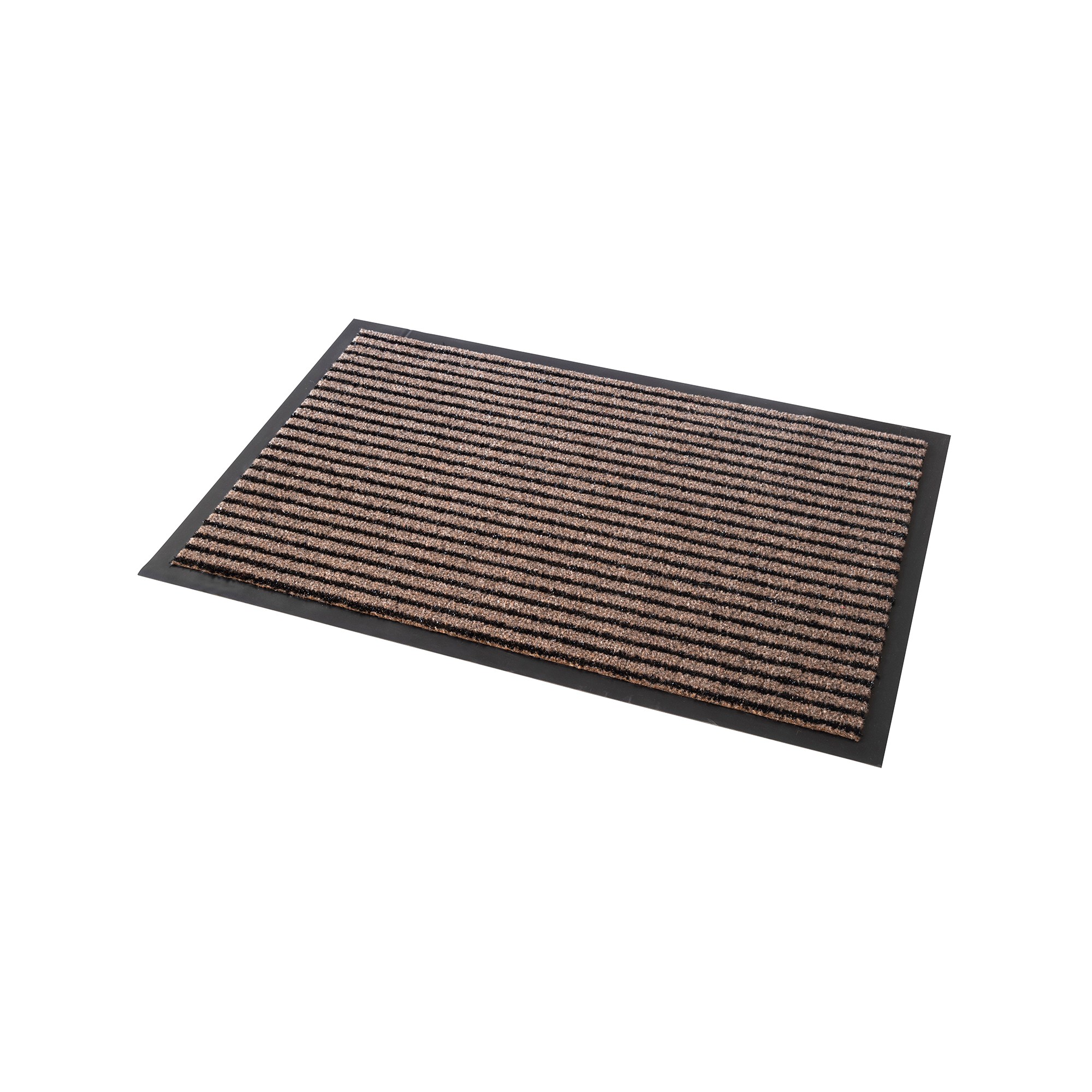 Tapis d'accueil anti poussière Vésuve grattant 2m marron - Séguret