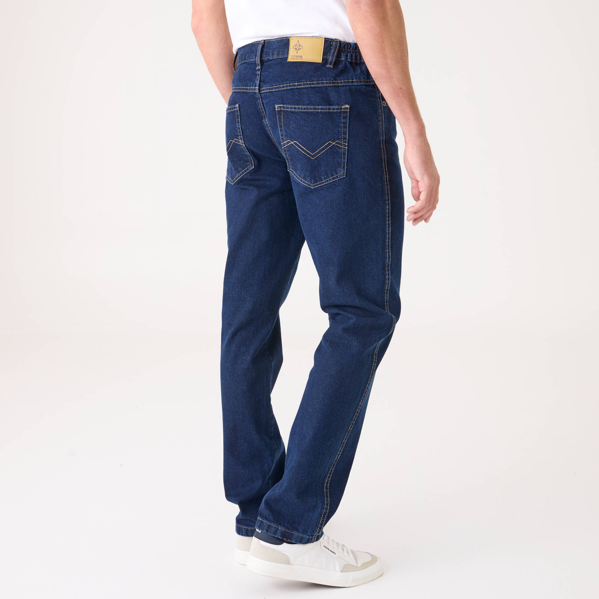 Jean droit ceinture lastique cts - L32 - Blancheporte 40$