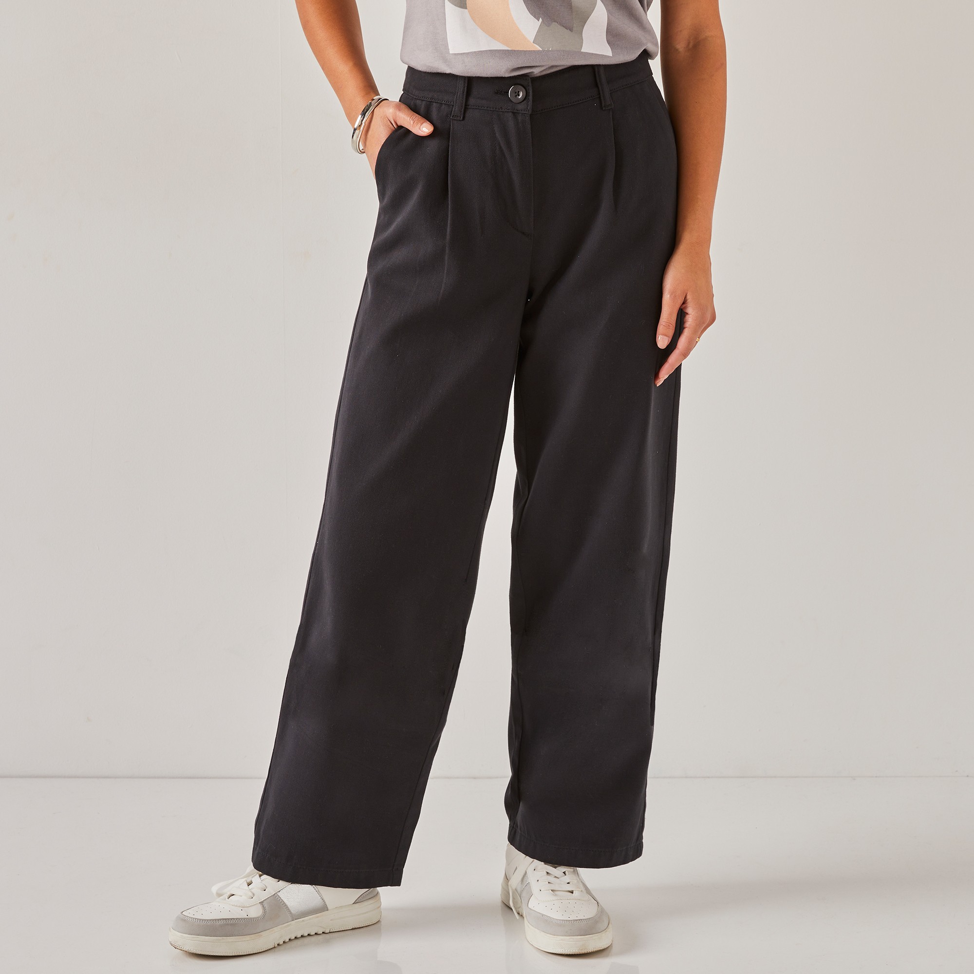 Pantalon Droit Large, Spéciale Petites - Blancheporte