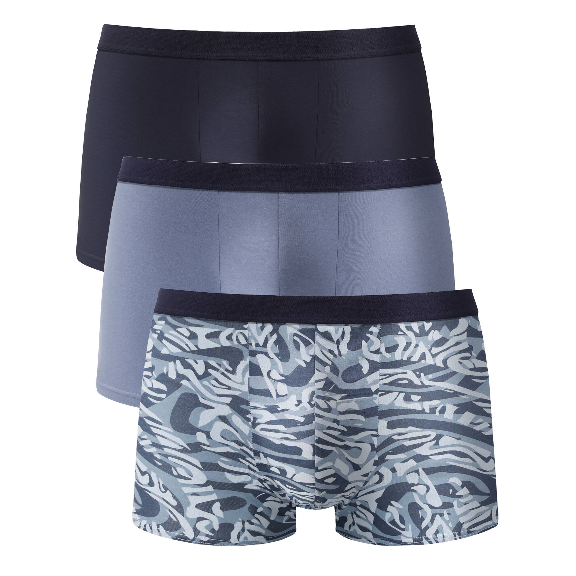 Boxer fantaisie coton stretch - lot de 3  - Blancheporte