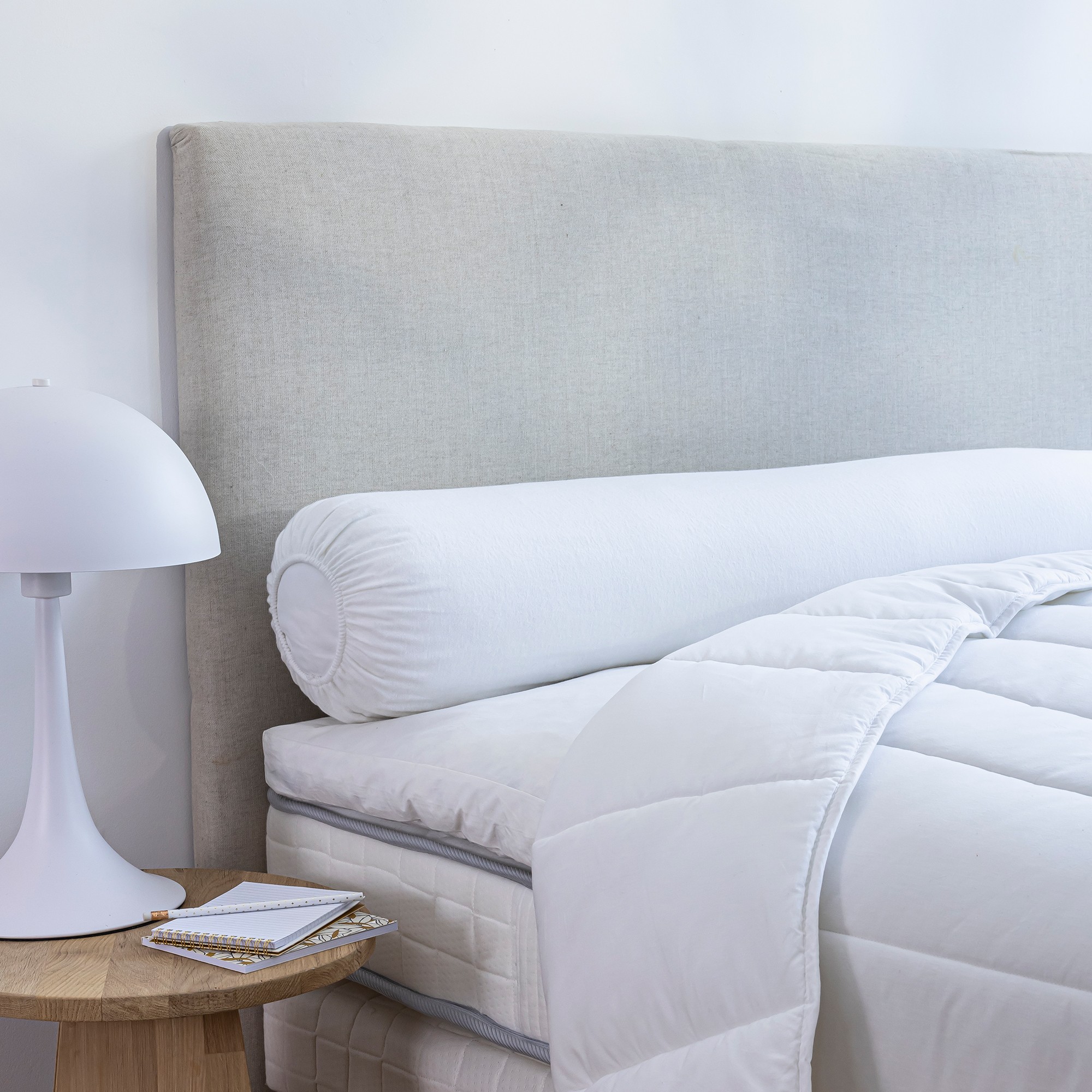 Sous-taie De Traversin Coton Issu De L'agriculture Biologique(**) - Blancheporte