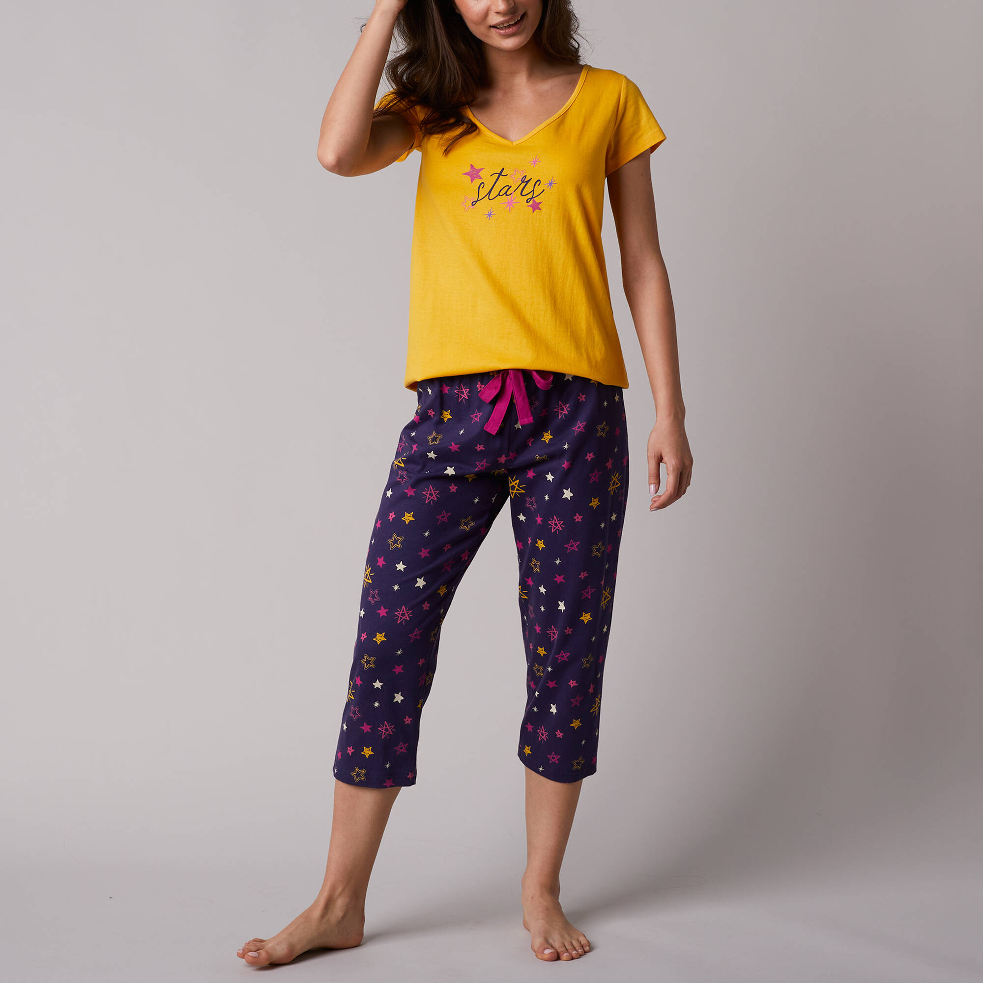 Pantacourt de pyjama imprim toiles Estrella - coton - Blancheporte 16 €