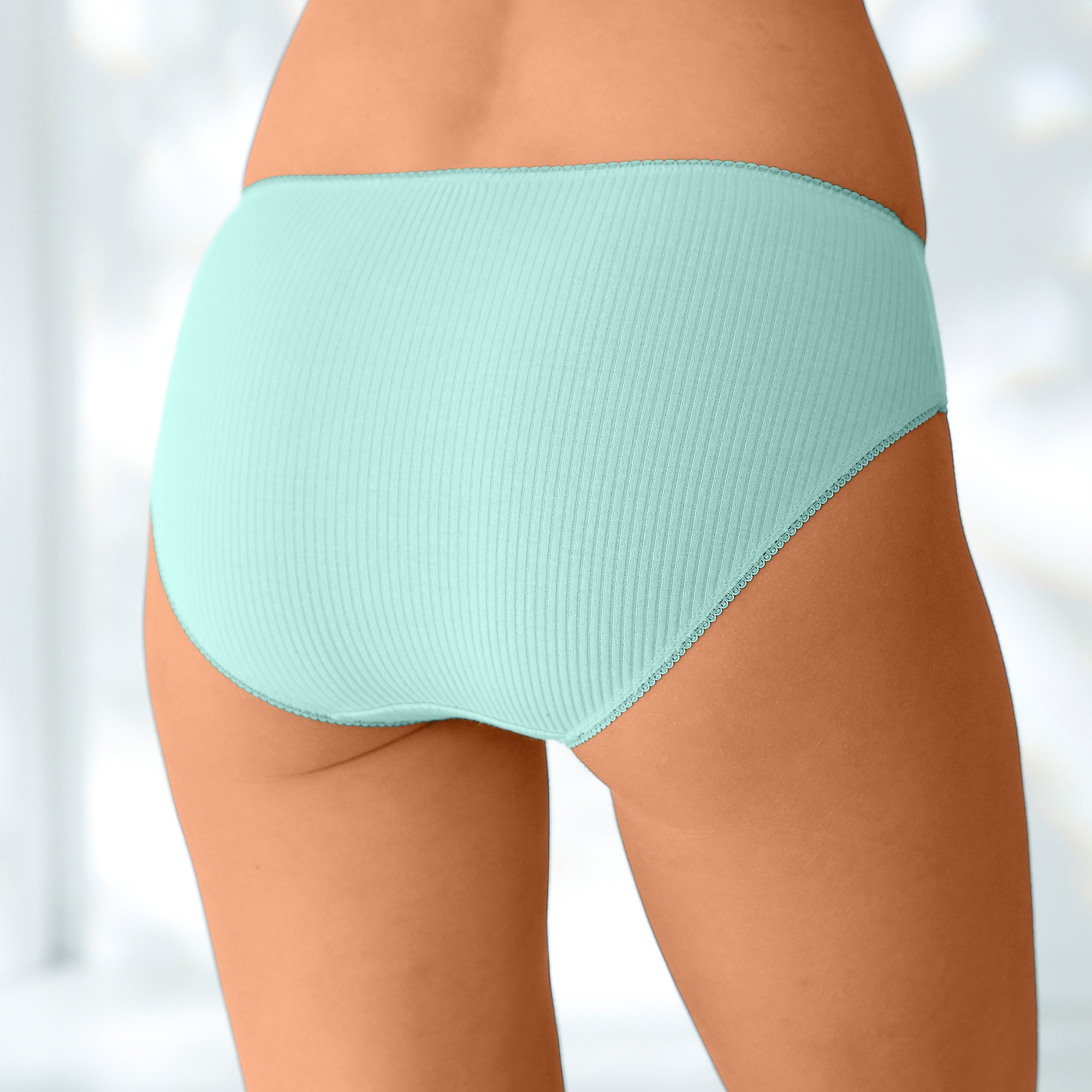 Culotte midi c tes plates lot de 6 tonique Blancheporte