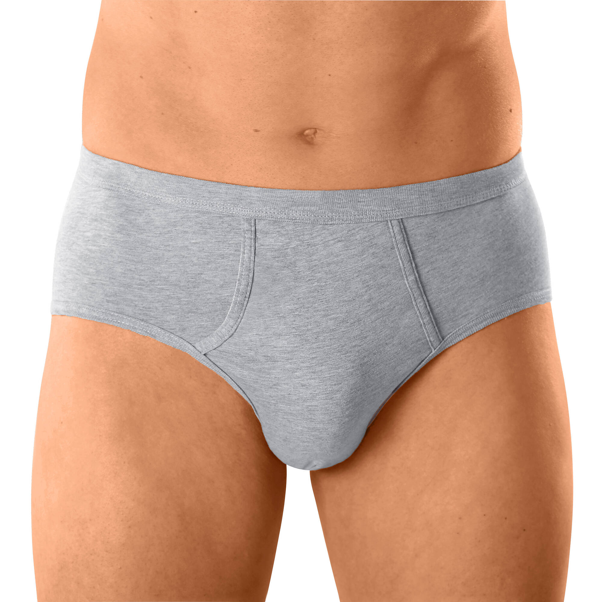 Slip ouvert taille haute uni - lot de 6 - Blancheporte 33$