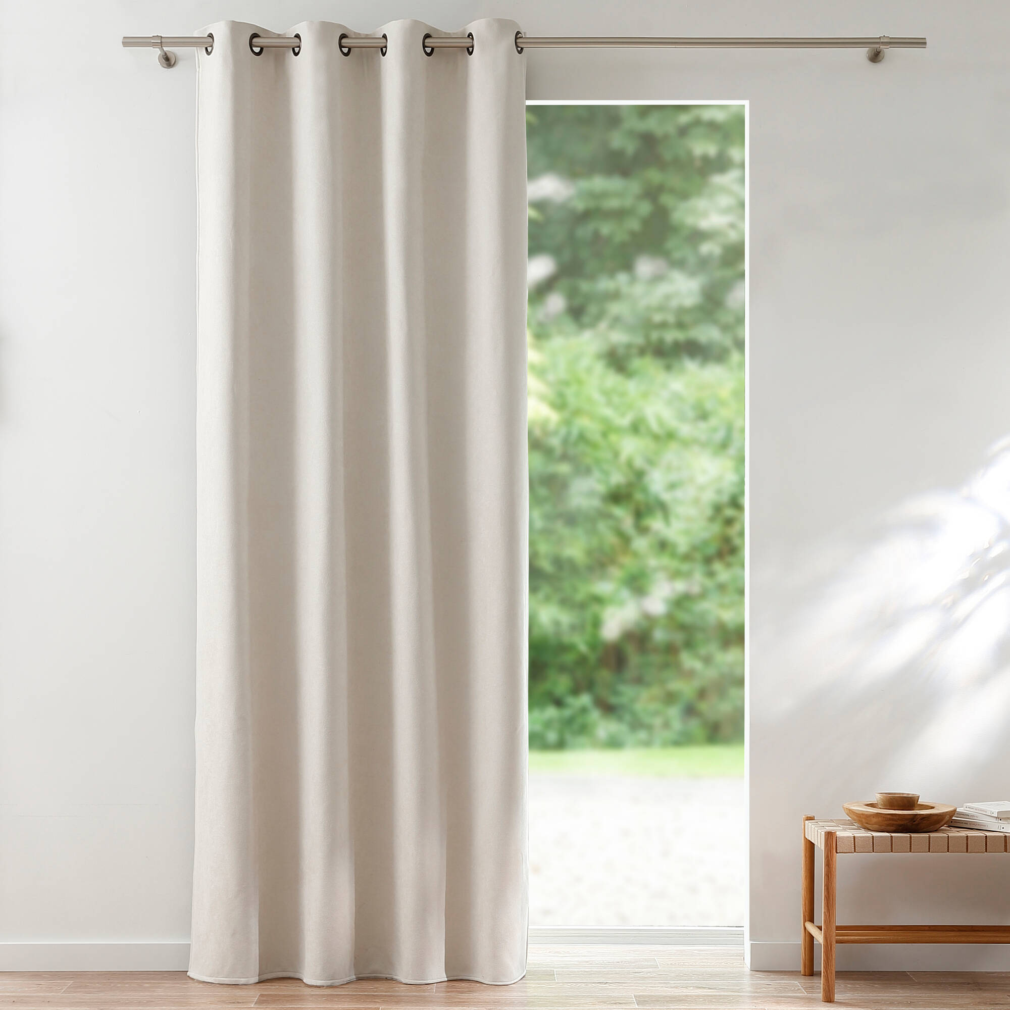 Rideau occultant et isolant finition oeillets - Blancheporte