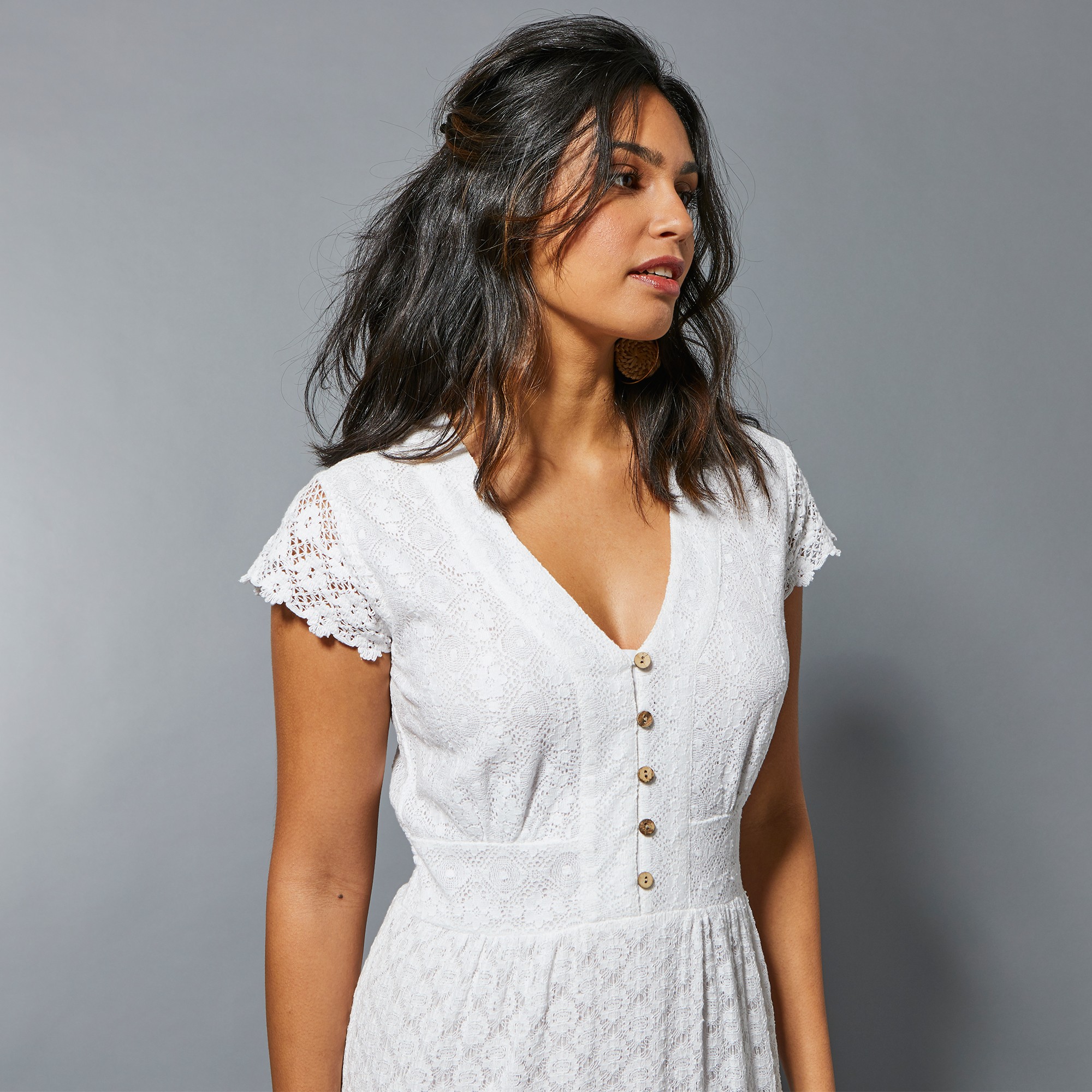 Robe blanche 2025 porte longue