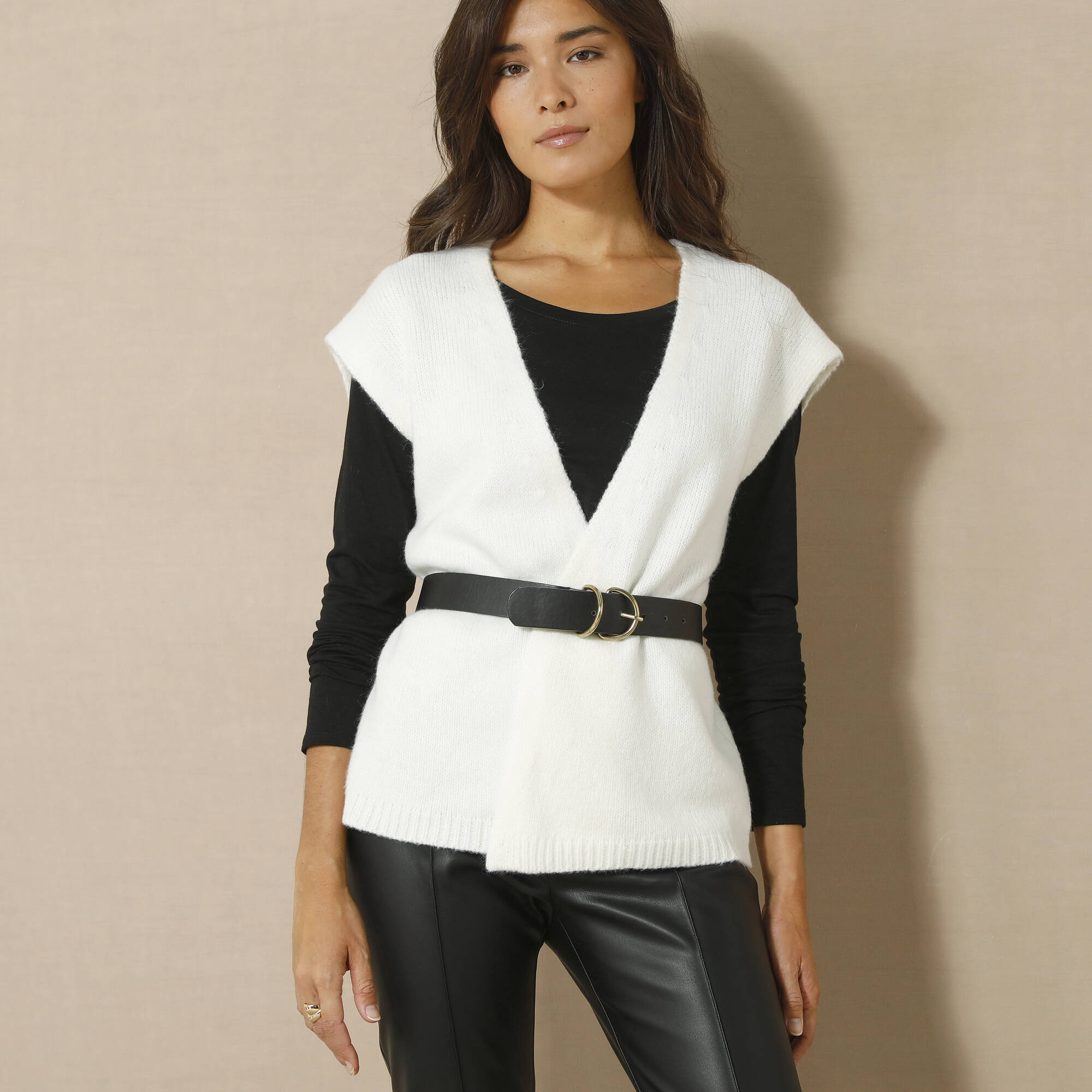 Gilet femme blancheporte outlet